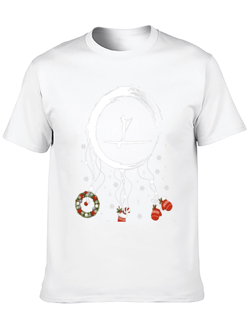 Festive Paddle Boarding Holiday T-Shirt