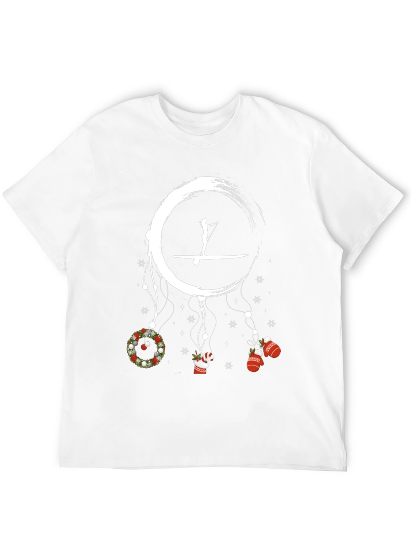 Festive Paddle Boarding Holiday T-Shirt