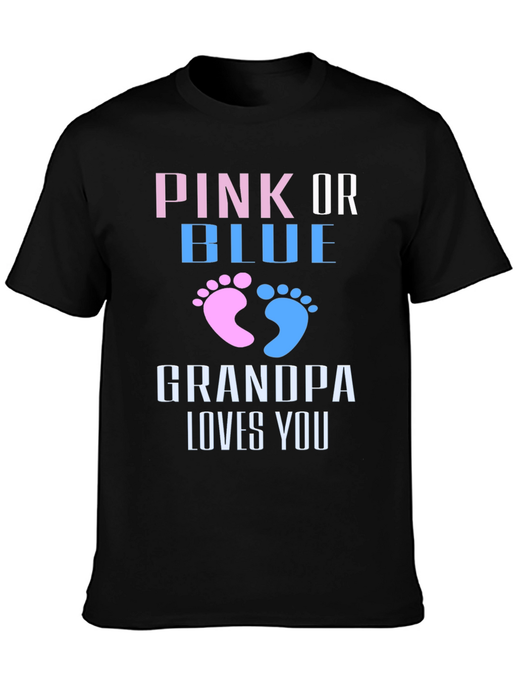 Gender Reveal Grandpa Loves You T-Shirt