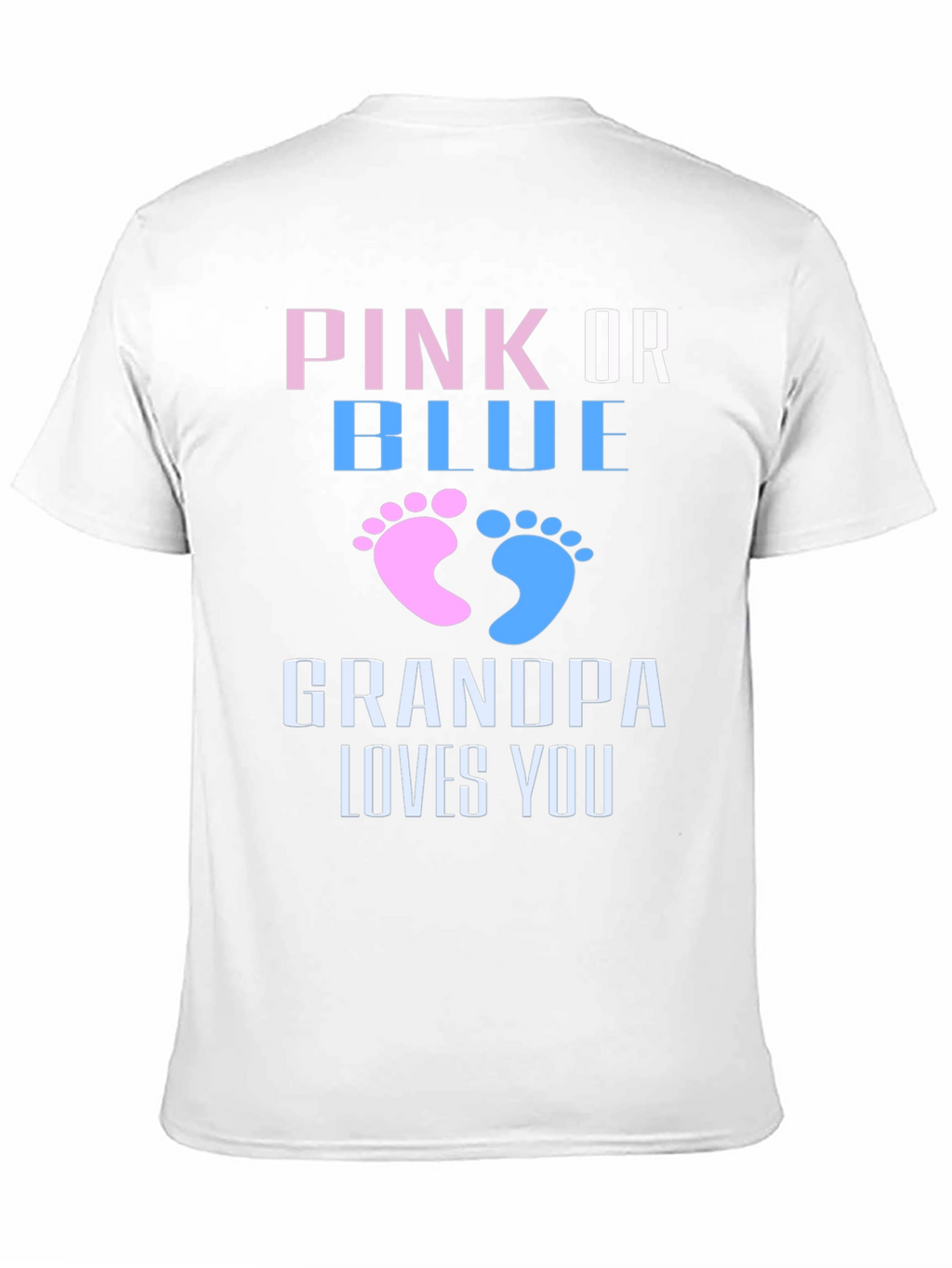 Gender Reveal Grandpa Loves You T-Shirt