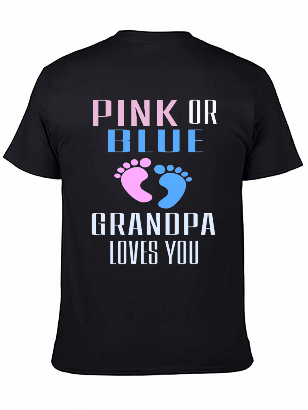 Gender Reveal Grandpa Loves You T-Shirt
