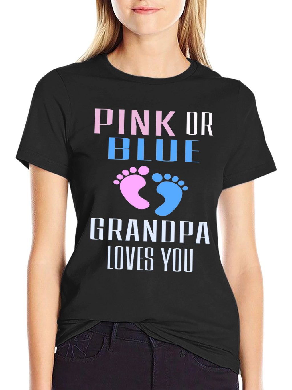 Gender Reveal Grandpa Loves You T-Shirt