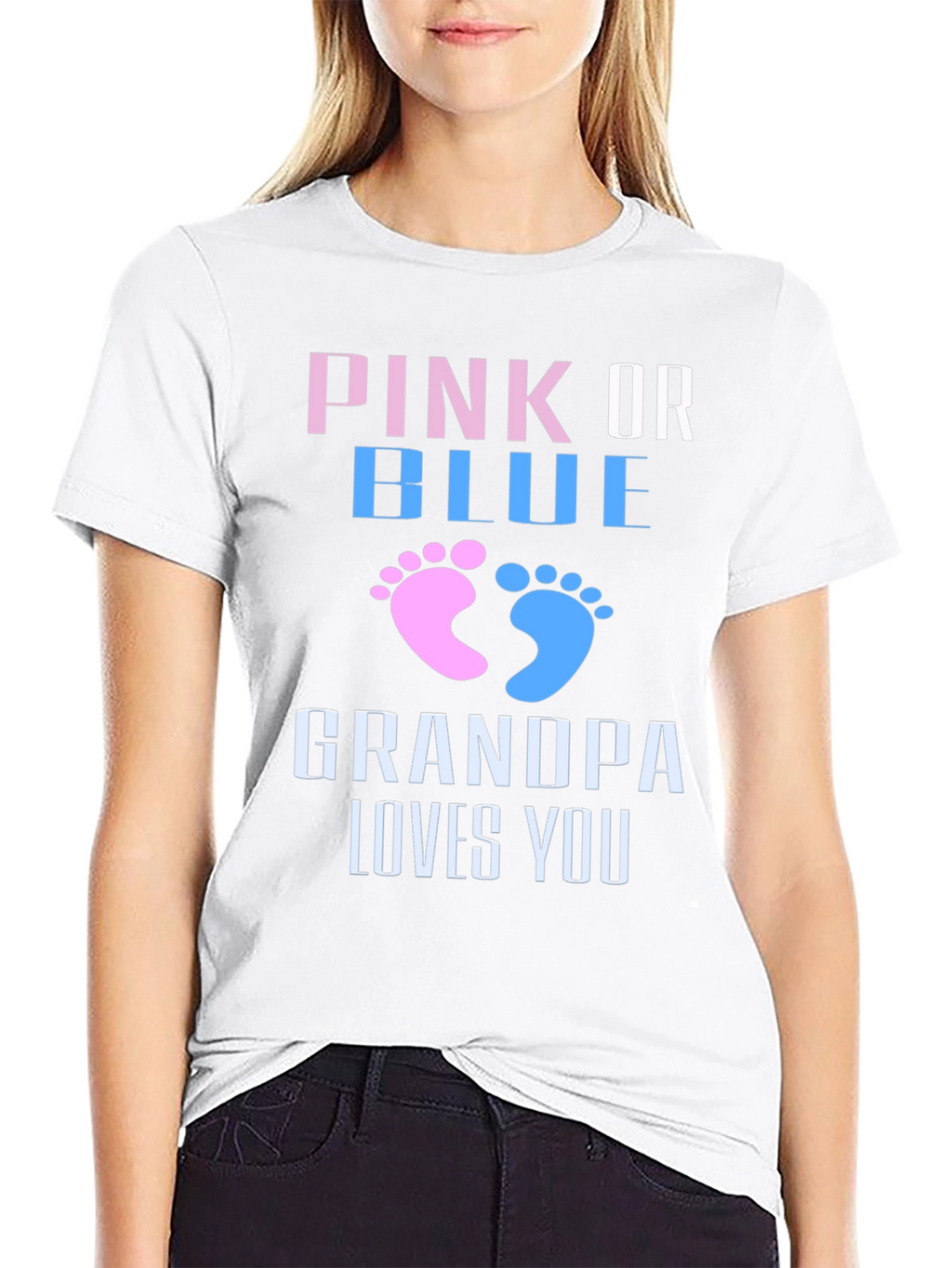 Gender Reveal Grandpa Loves You T-Shirt
