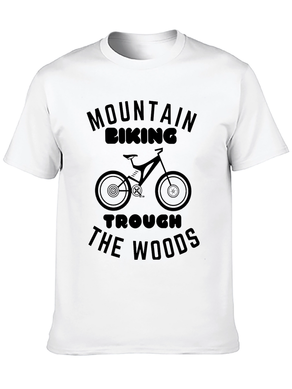 Mountain Biking Through The Woods Graphic Tee