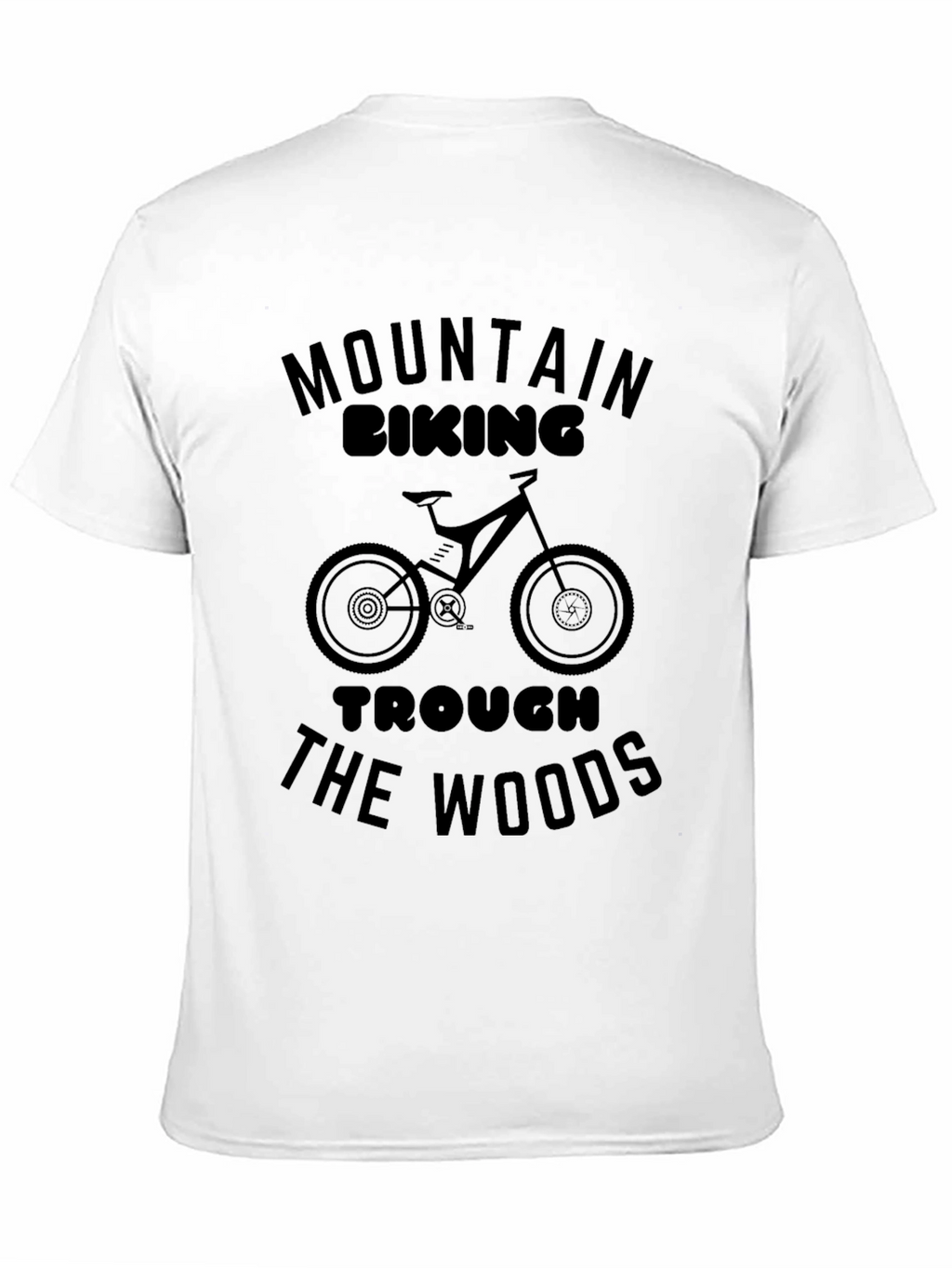 Mountain Biking Through The Woods Graphic Tee