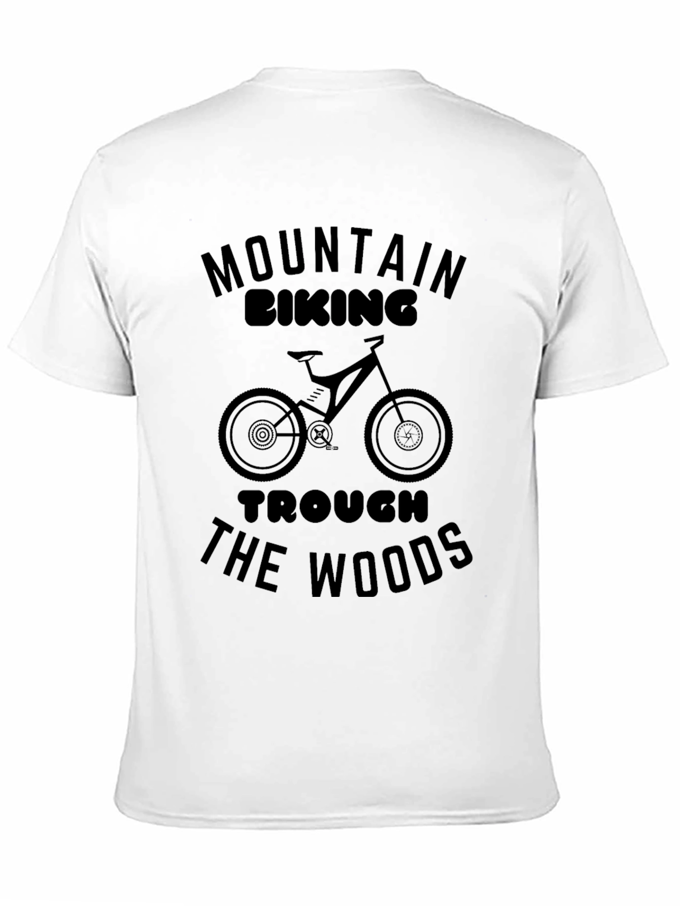 Mountain Biking Through The Woods Graphic Tee