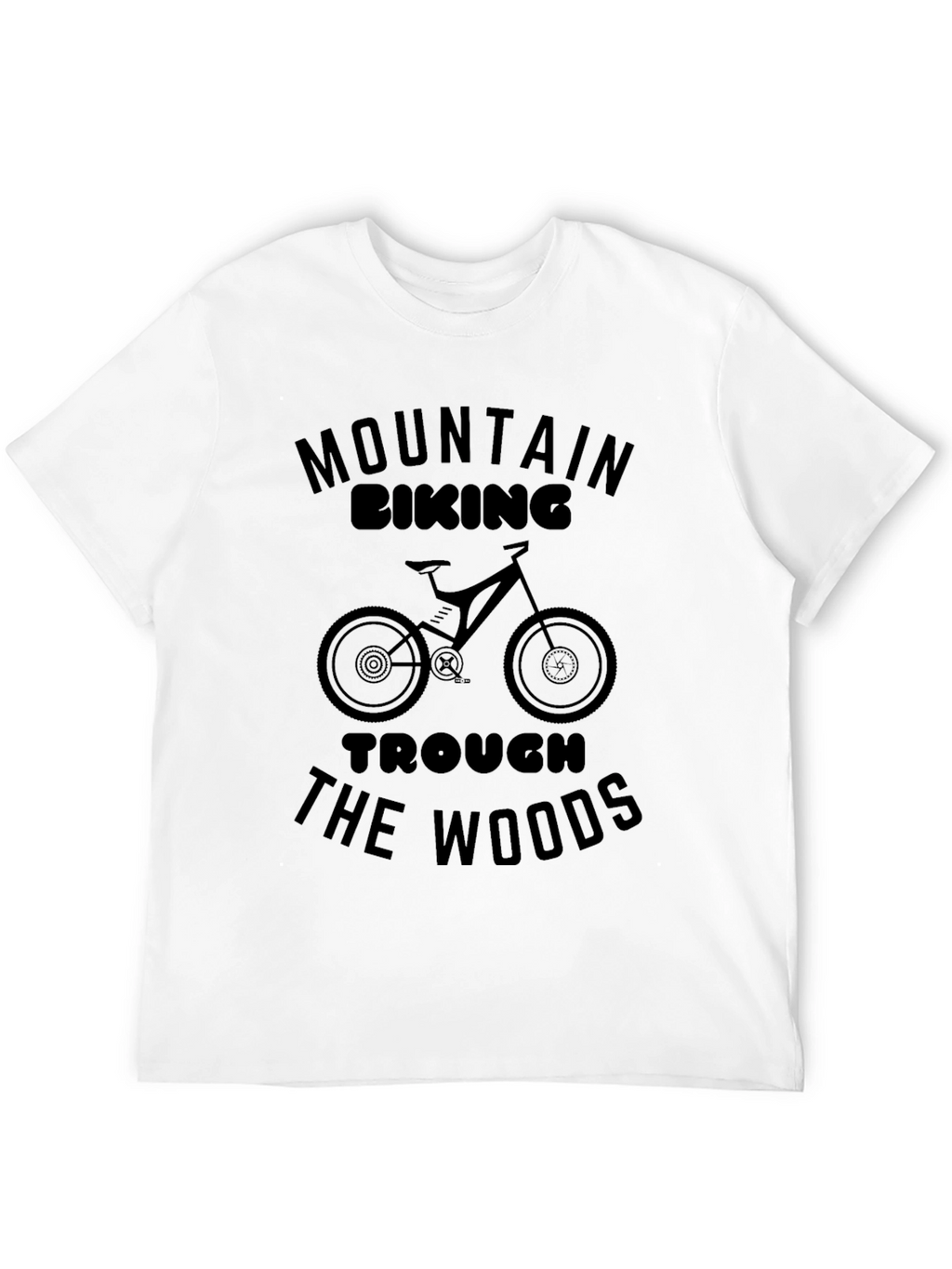Mountain Biking Through The Woods Graphic Tee