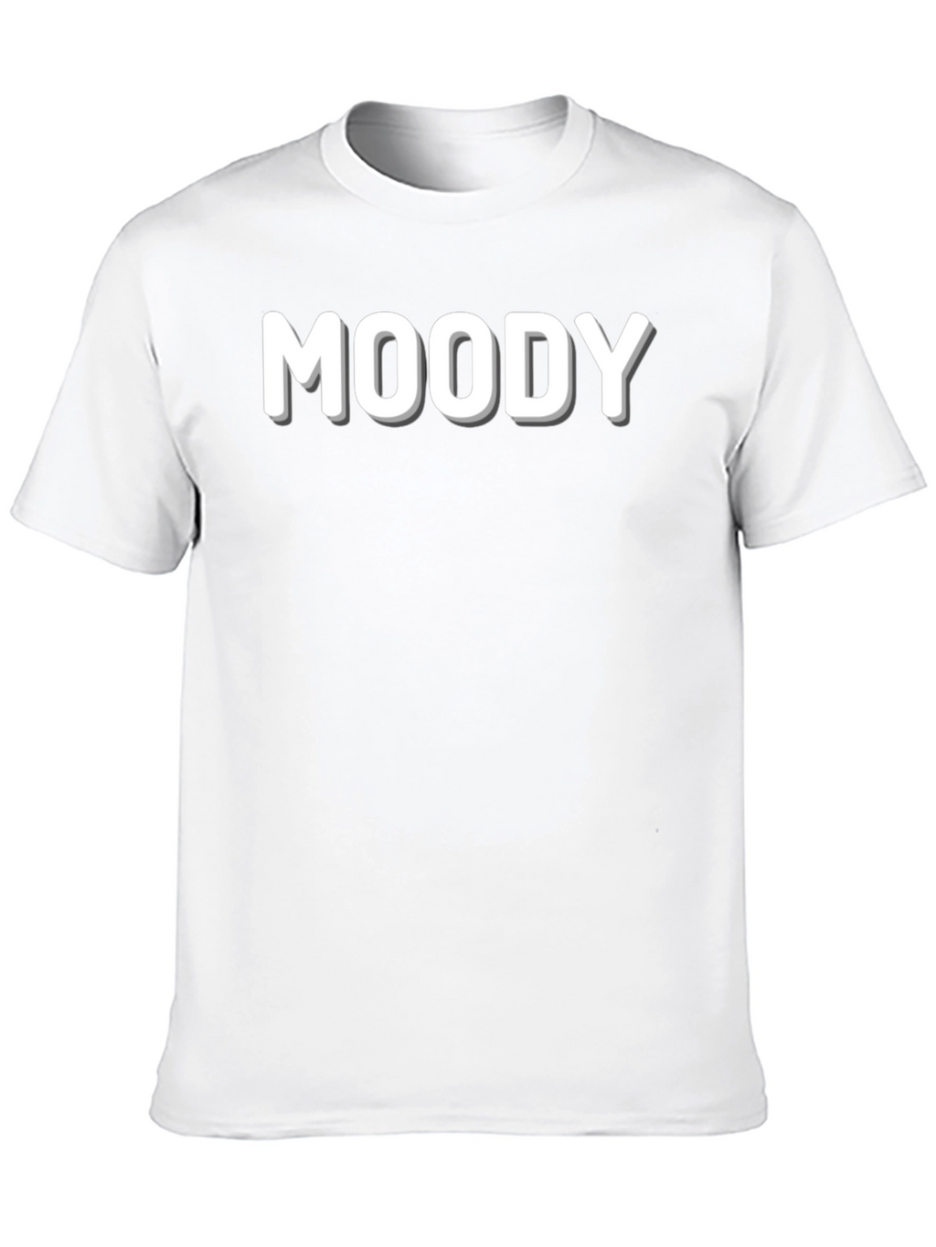Moody Black Graphic Tee - Casual Comfort