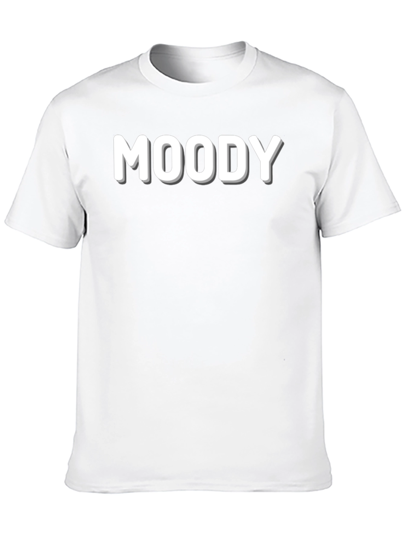 Moody Black Graphic Tee - Casual Comfort