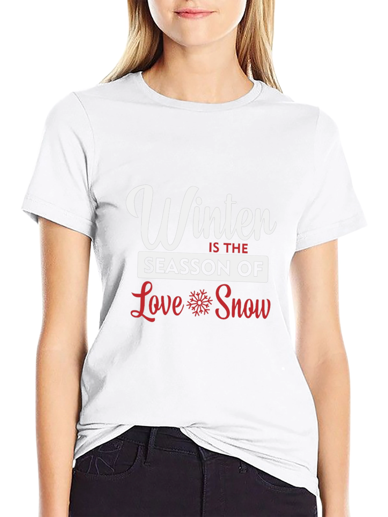 Winter Season Love Snow Graphic Tee
