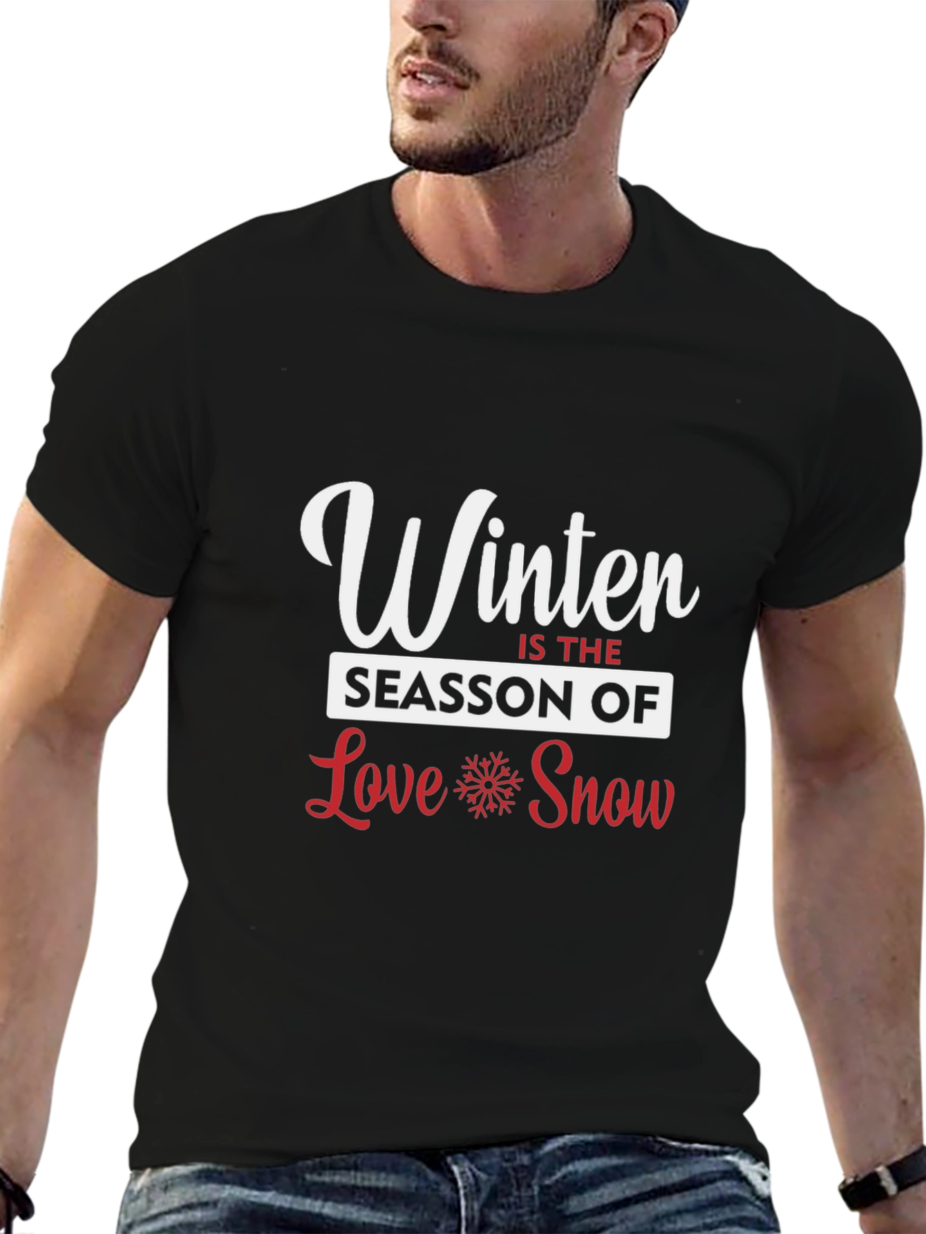 Winter Season Love Snow Graphic Tee