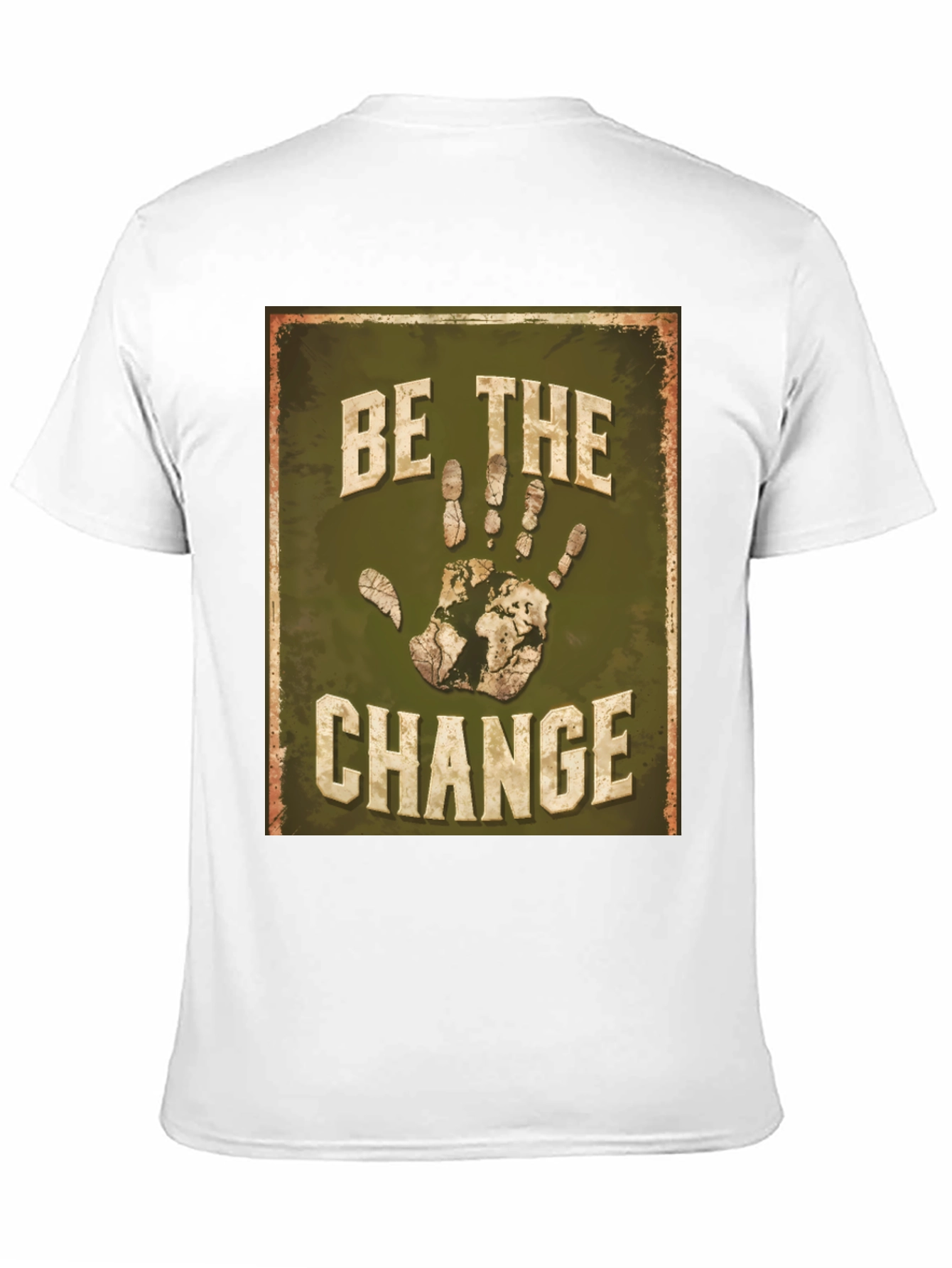 Be the Change Earth Hand T-Shirt