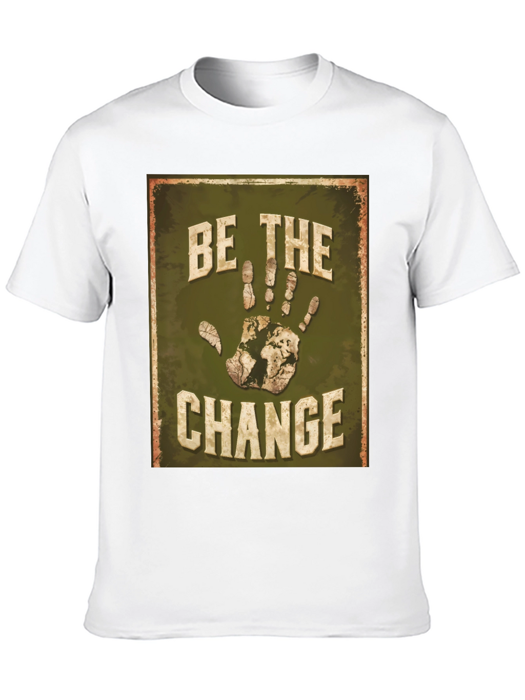 Be the Change Earth Hand T-Shirt