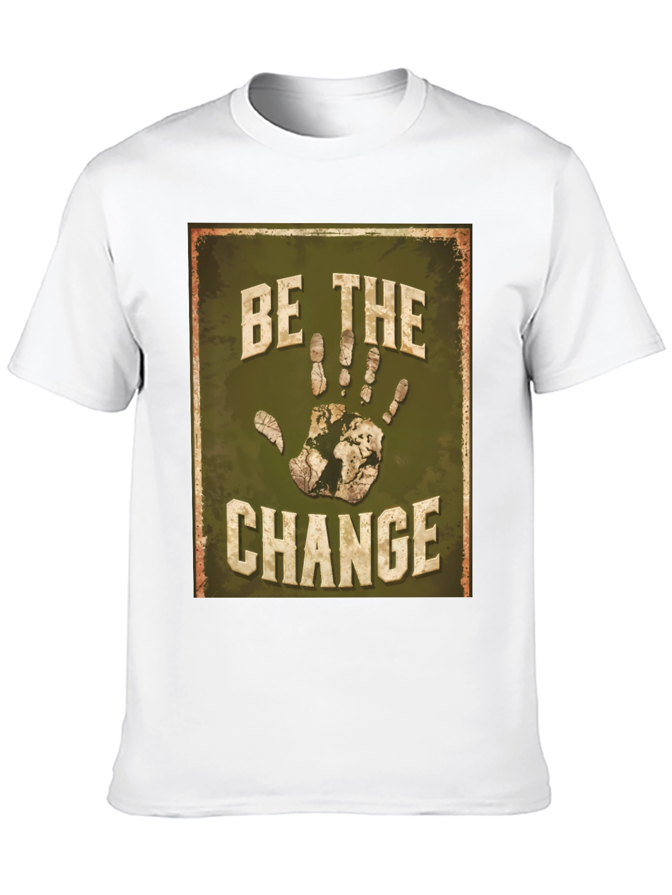 Be the Change Earth Hand T-Shirt