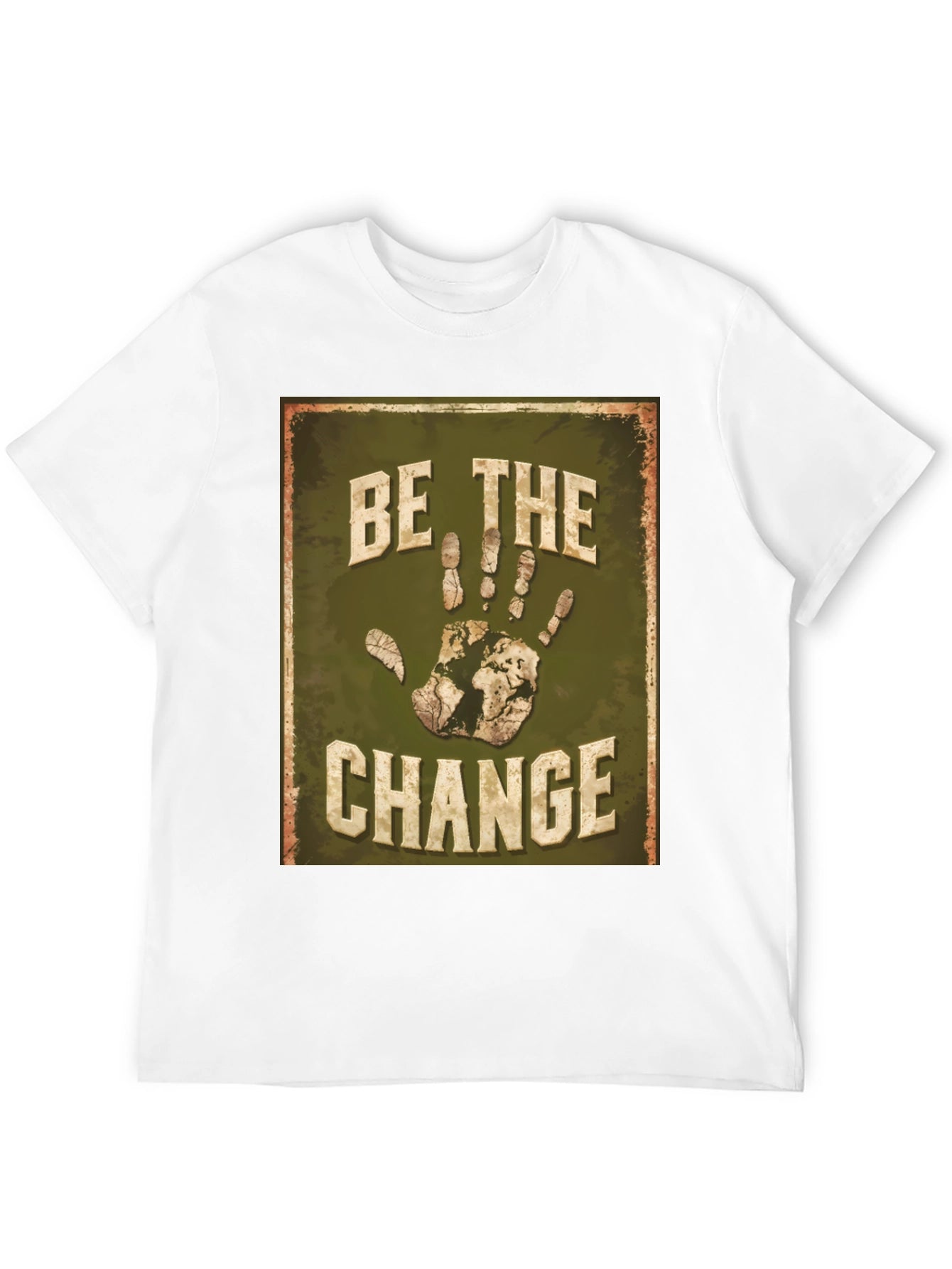 Be the Change Earth Hand T-Shirt