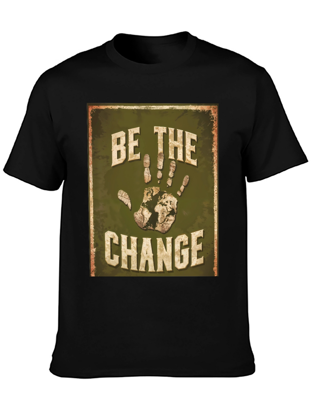 Be the Change Earth Hand T-Shirt