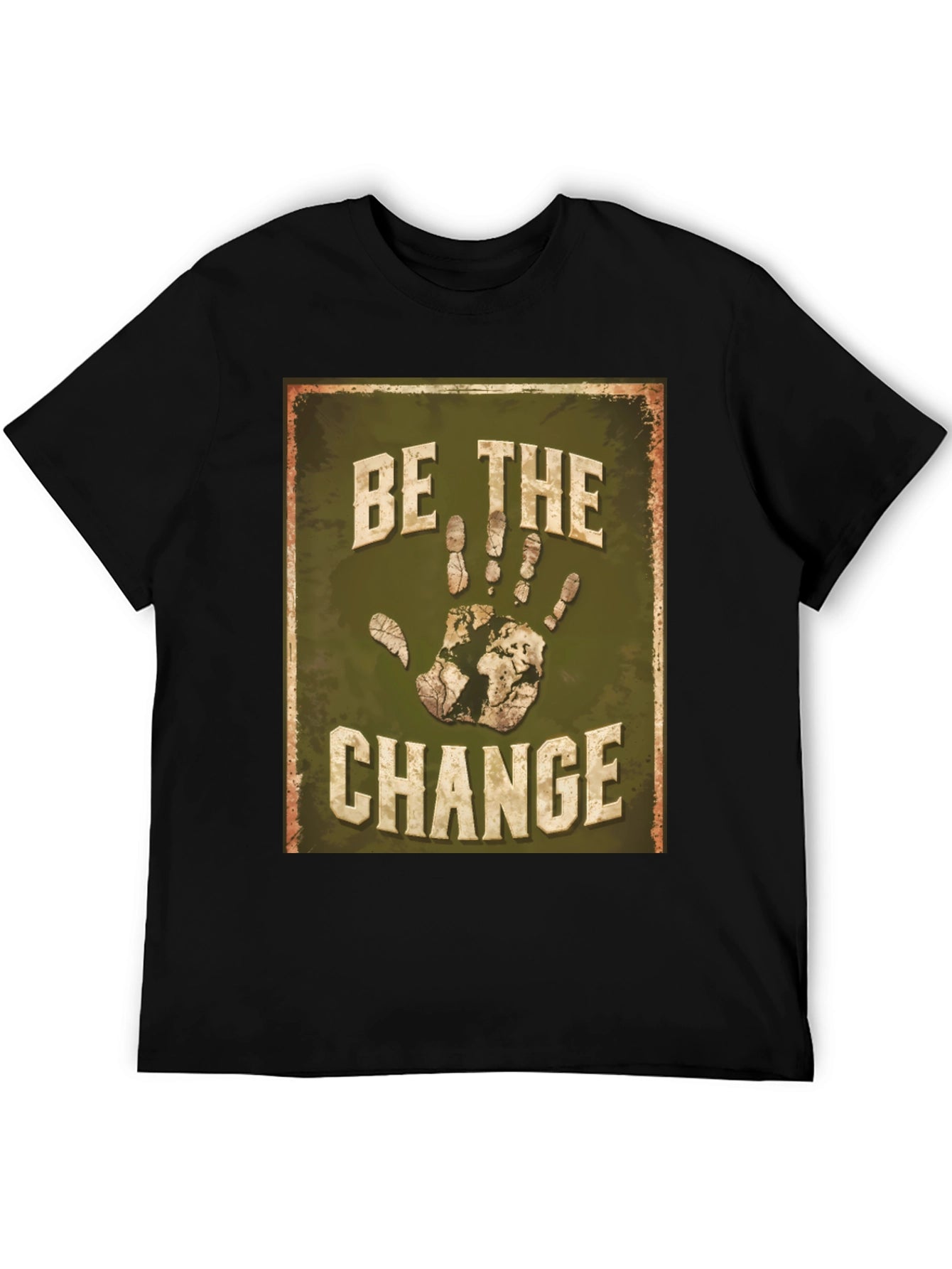 Be the Change Earth Hand T-Shirt