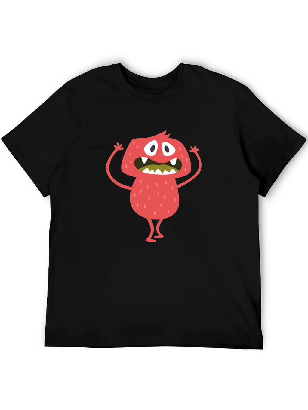 Monster Graphic Black T-Shirt