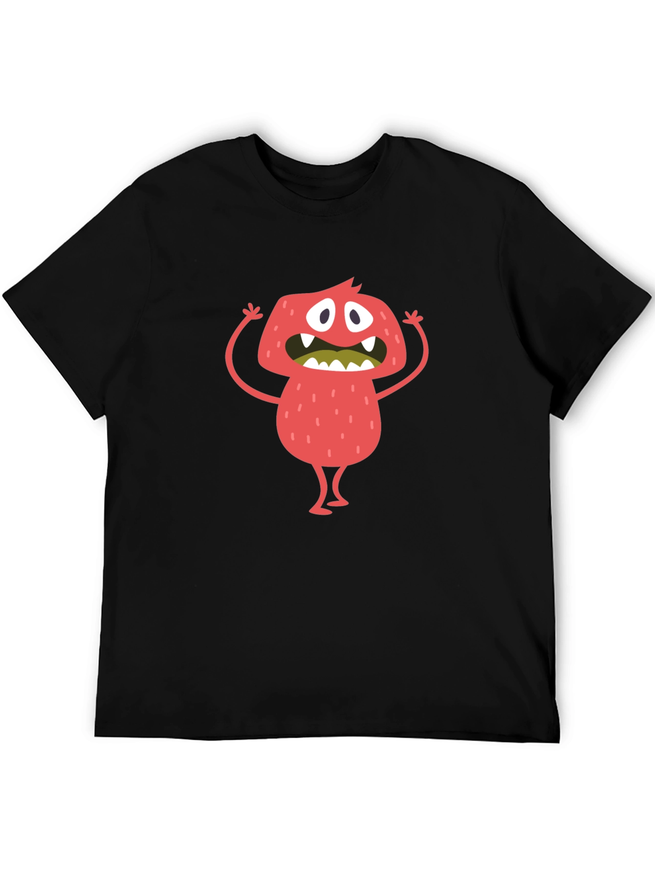 Monster Graphic Black T-Shirt