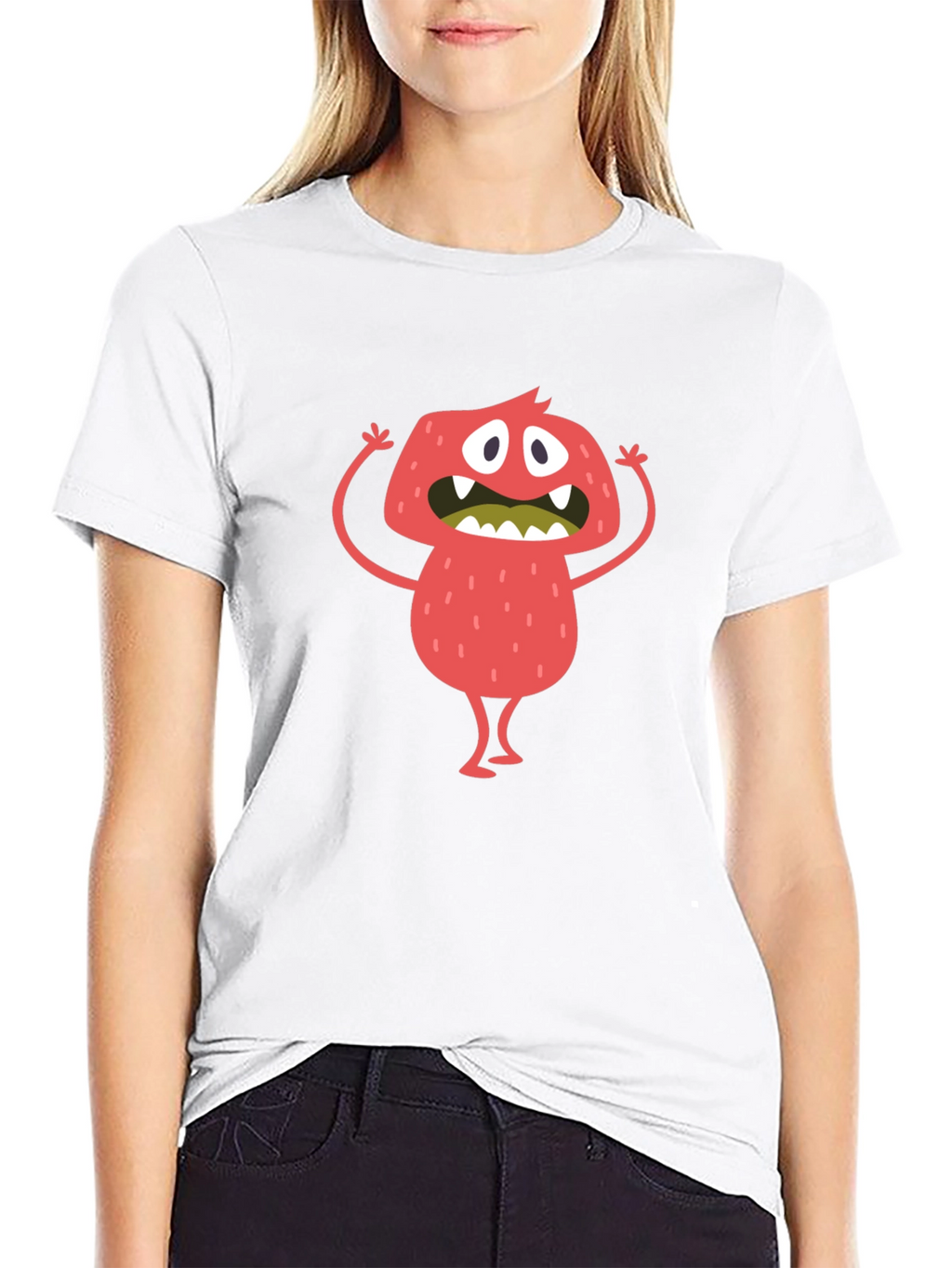 Monster Graphic Black T-Shirt