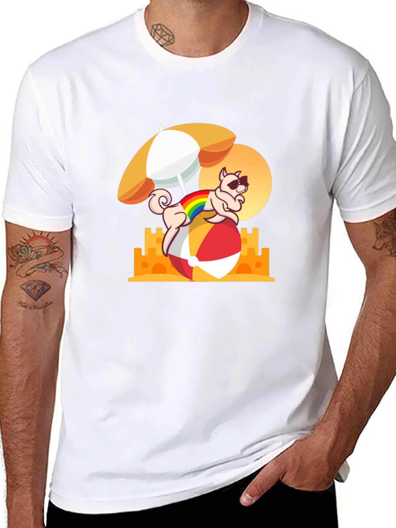 Cool Dog Beach Vibes T-Shirt