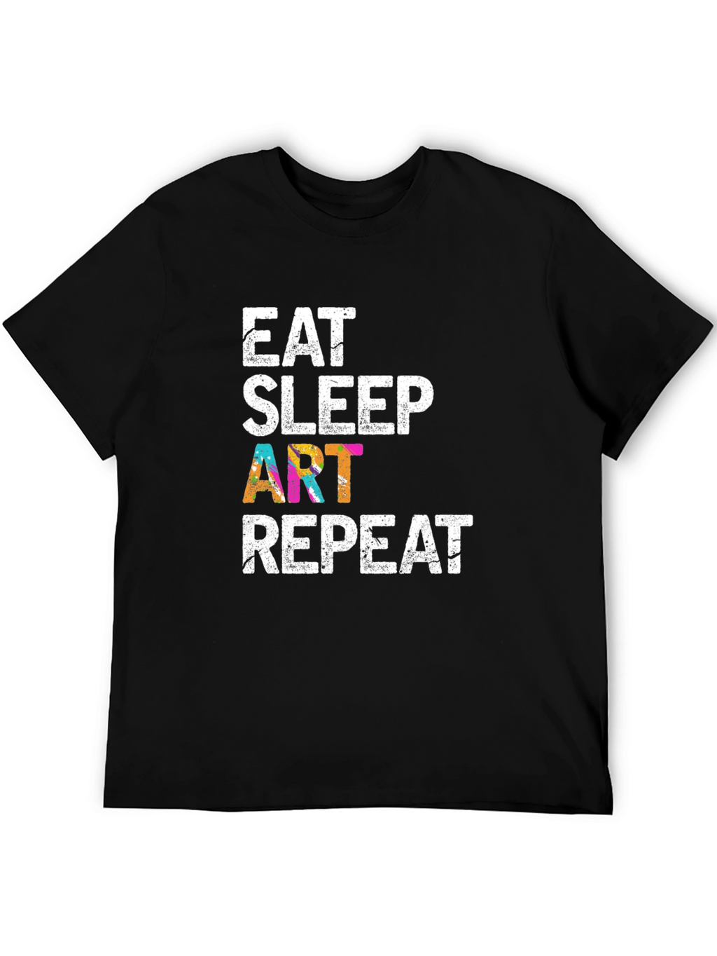 Eat Sleep Art Repeat Graphic T-Shirt