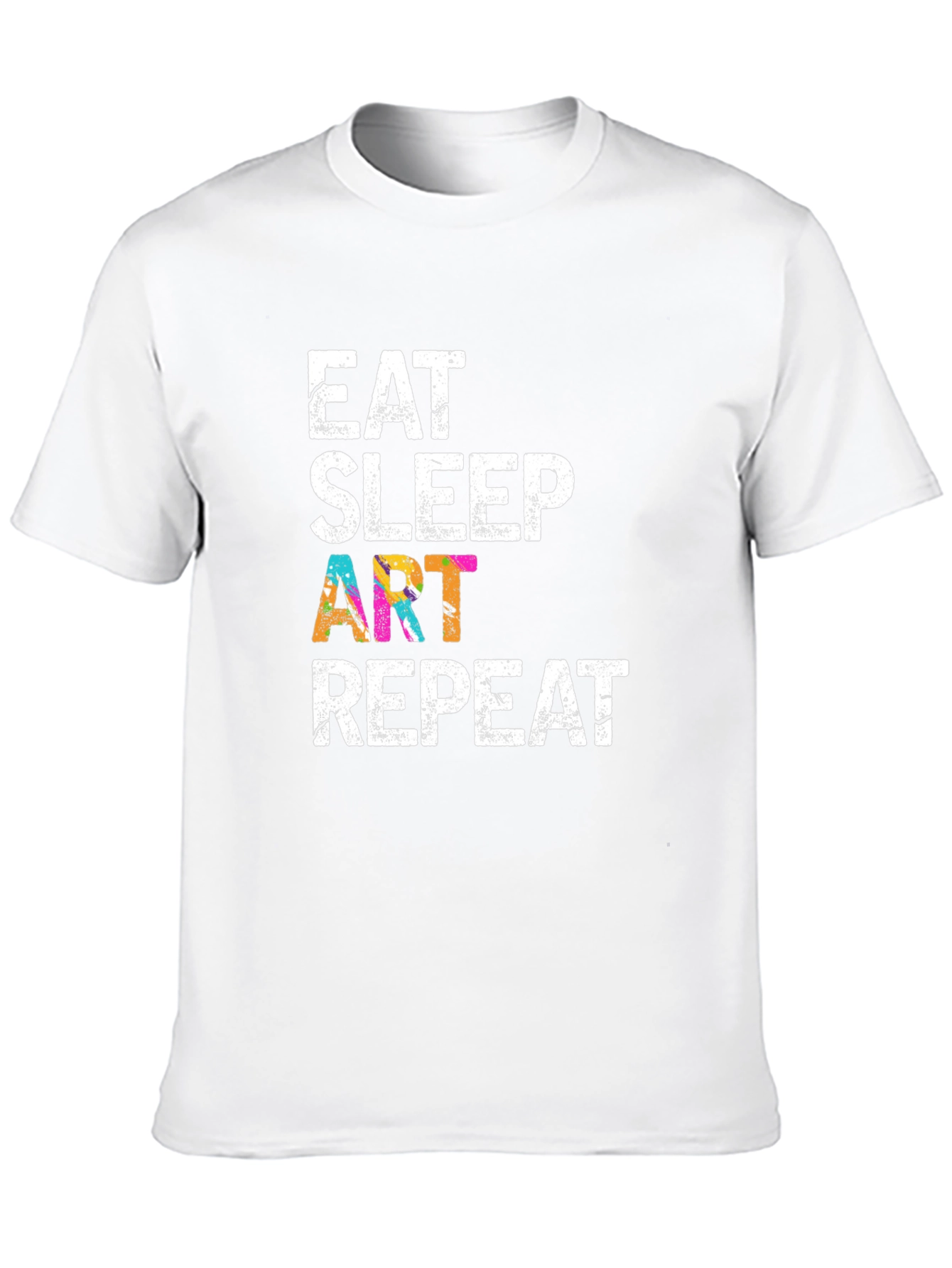 Eat Sleep Art Repeat Graphic T-Shirt