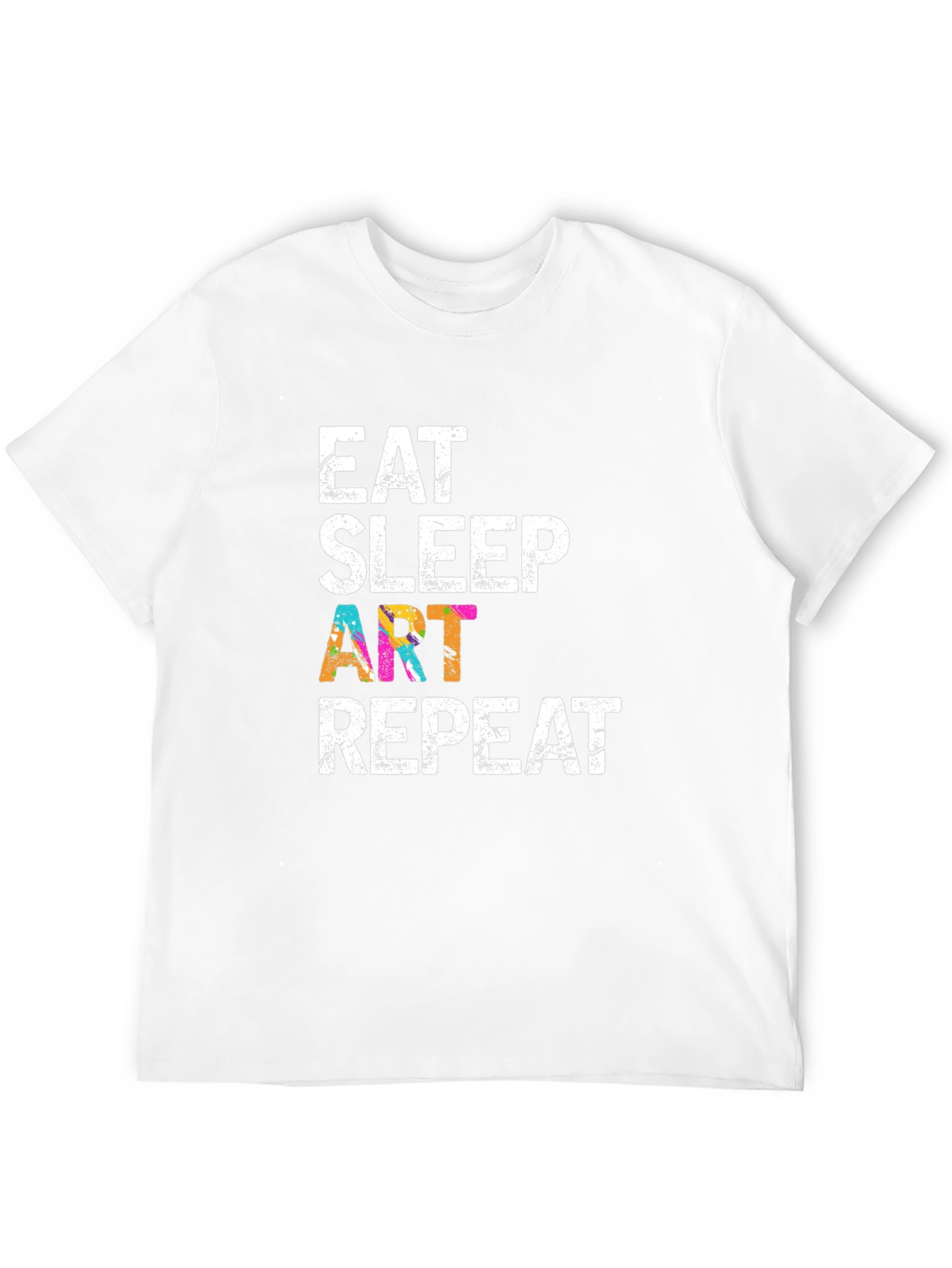 Eat Sleep Art Repeat Graphic T-Shirt