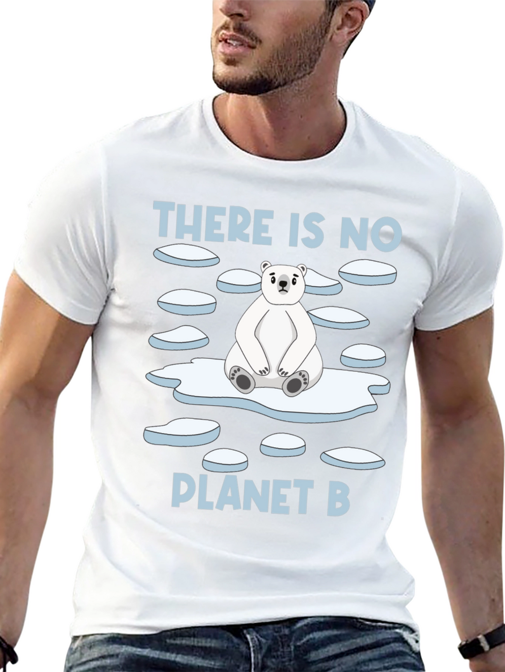 There Is No Planet B Polar Bear T-Shirt
