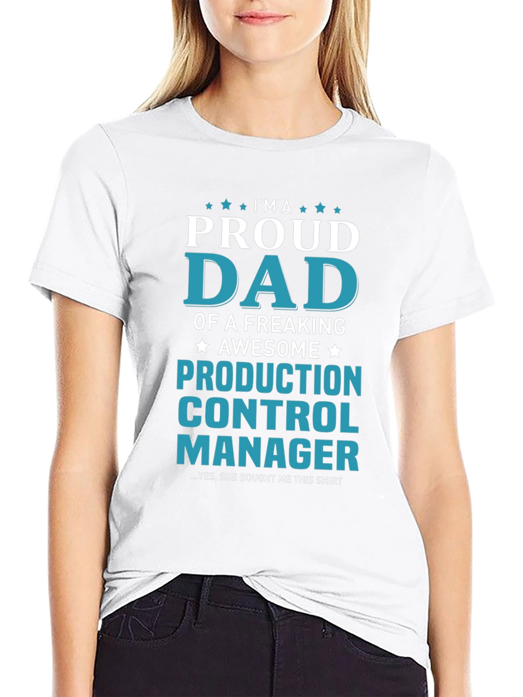 Proud Dad Production Control Manager T-Shirt