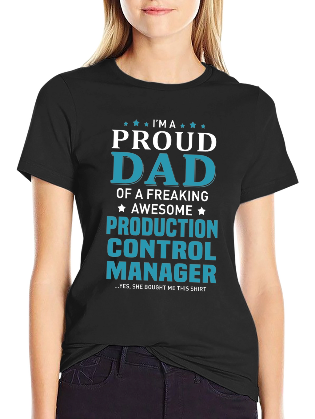 Proud Dad Production Control Manager T-Shirt