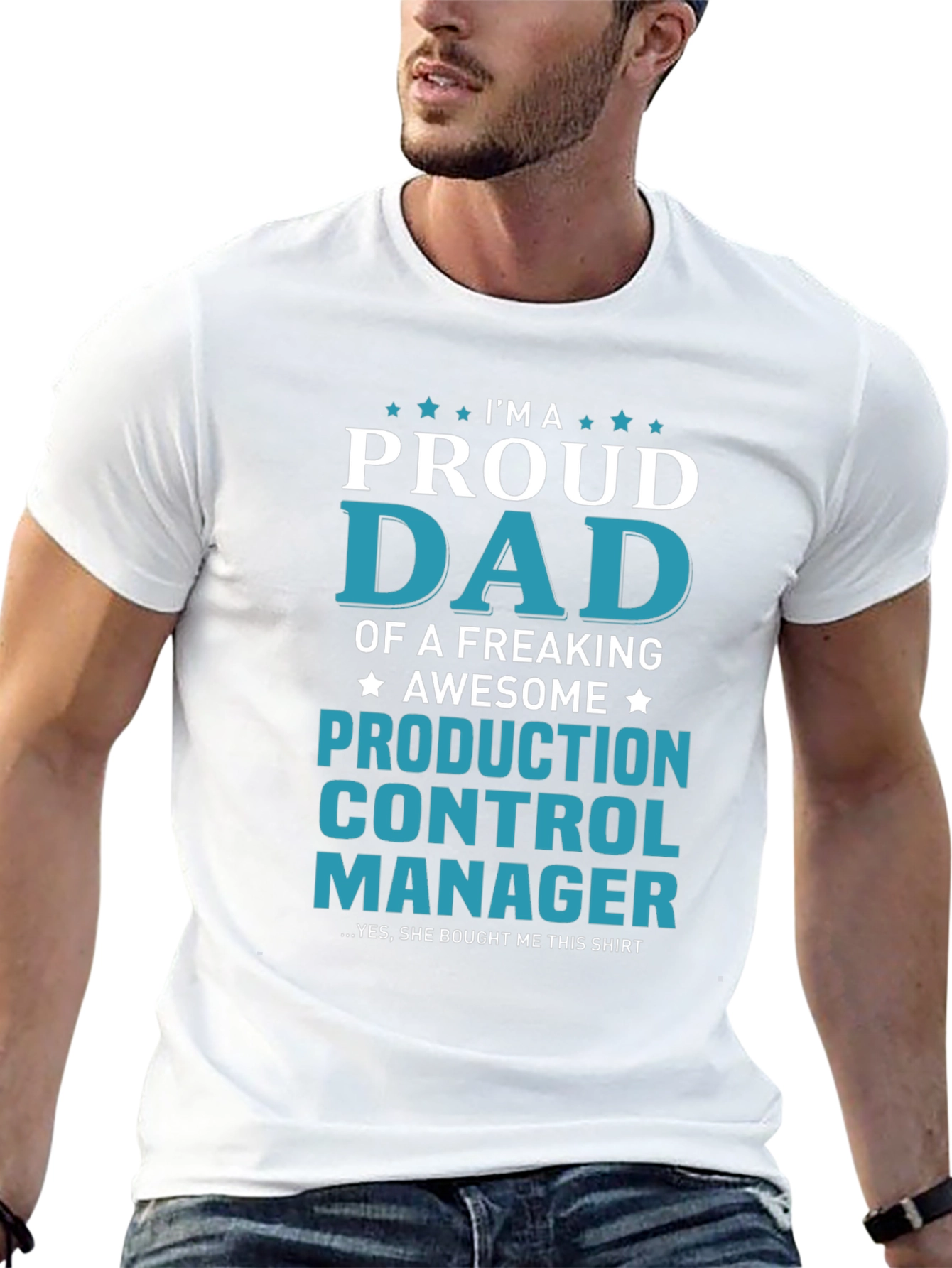 Proud Dad Production Control Manager T-Shirt