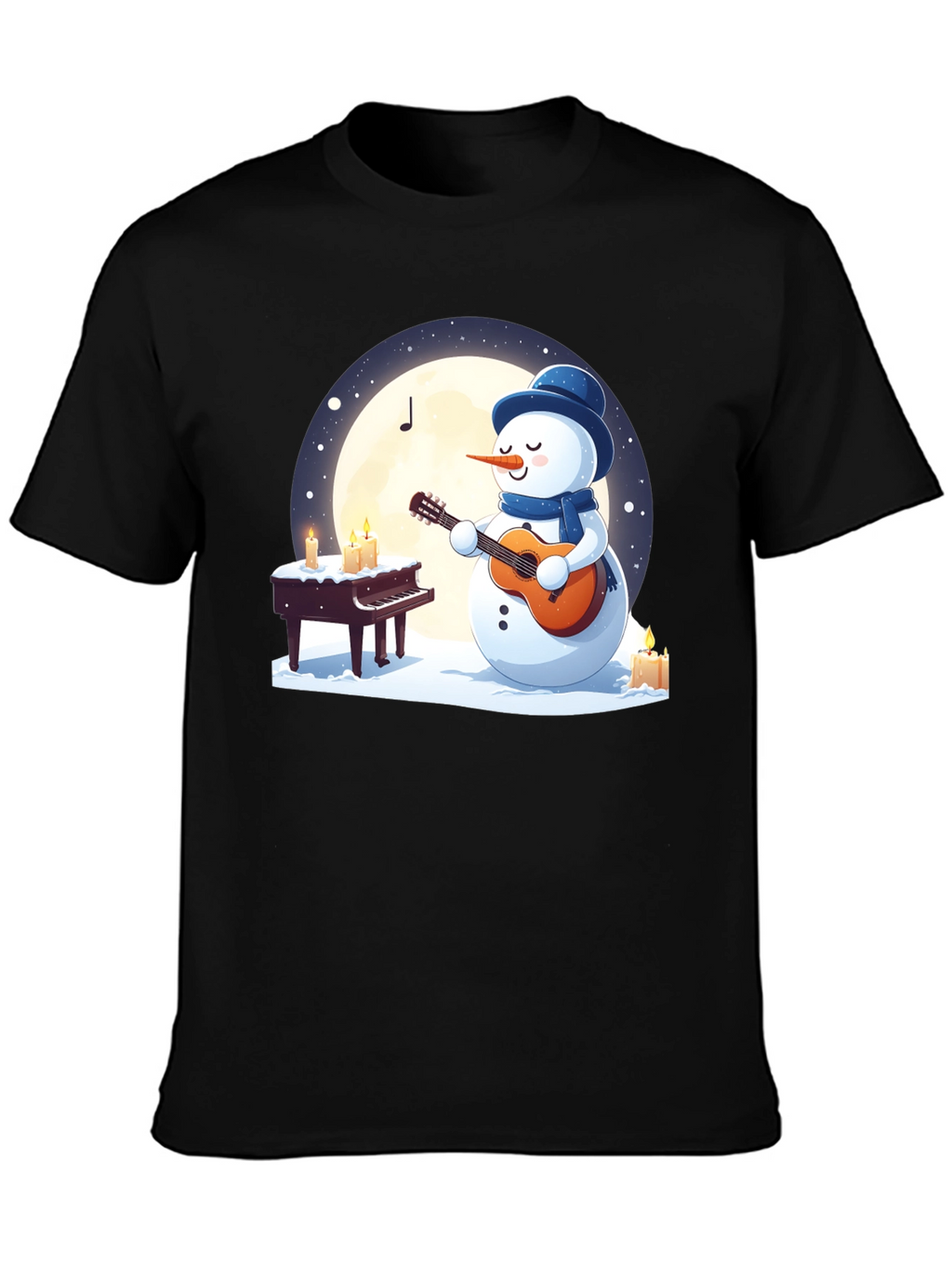 Musical Snowman Graphic Tee
