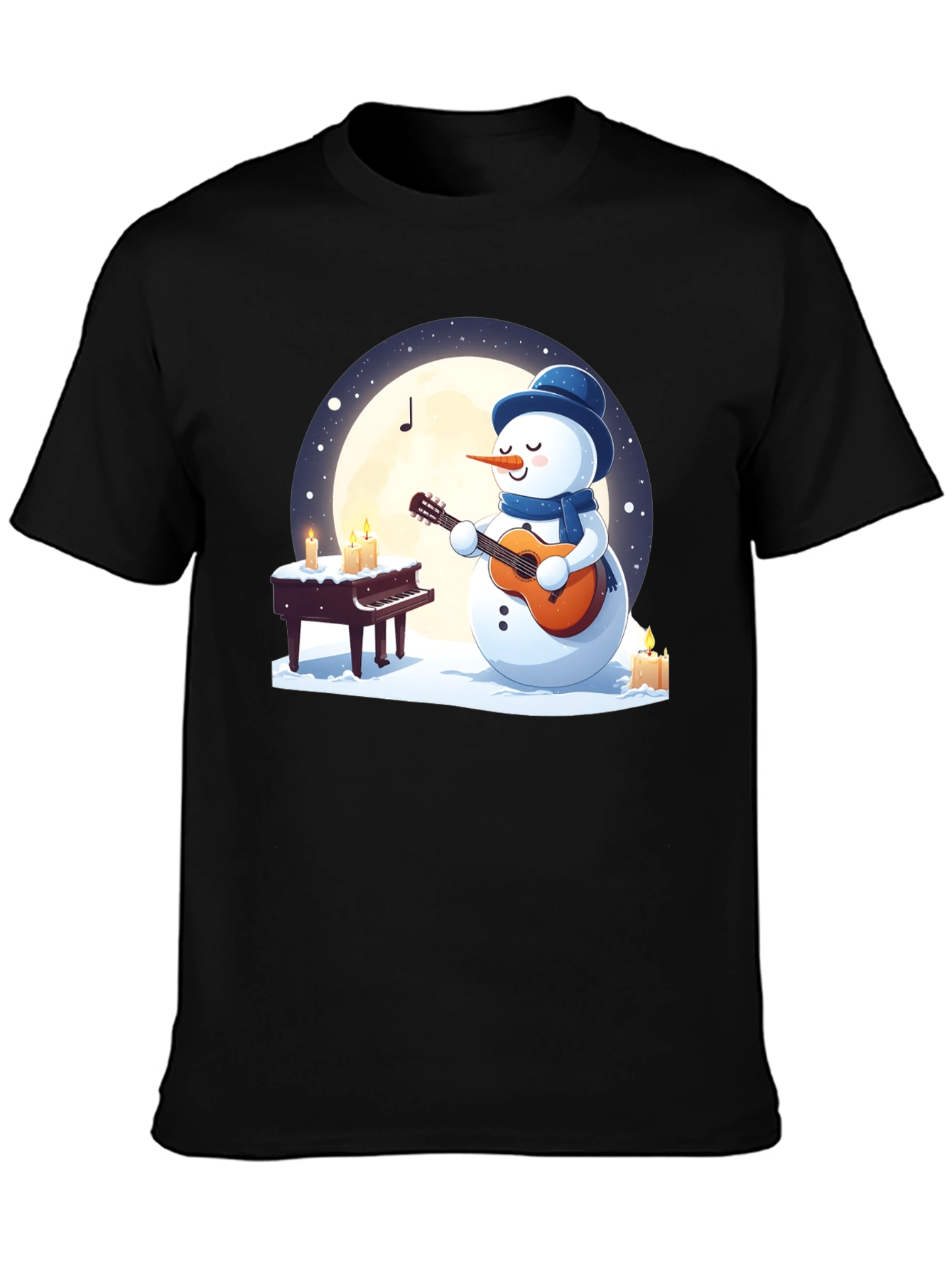 Musical Snowman Graphic Tee