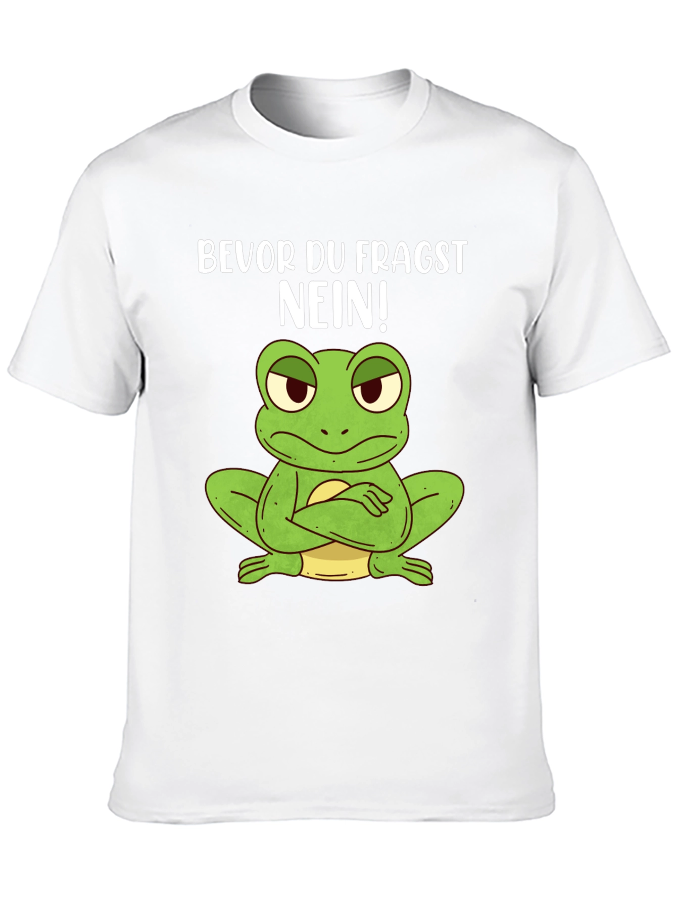 Funny Frog T-Shirt - Bevor Du Fragst NEIN!