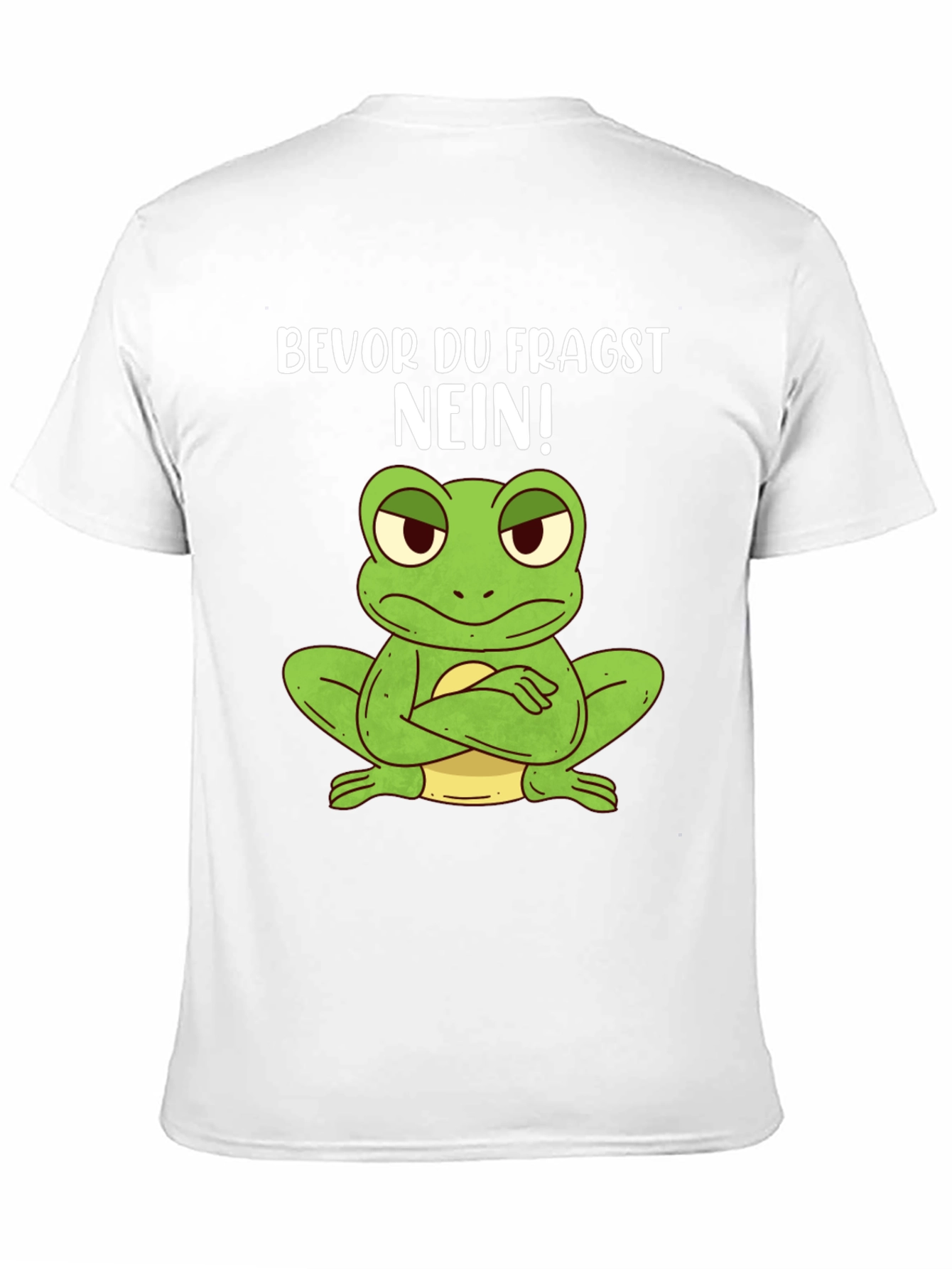 Funny Frog T-Shirt - Bevor Du Fragst NEIN!