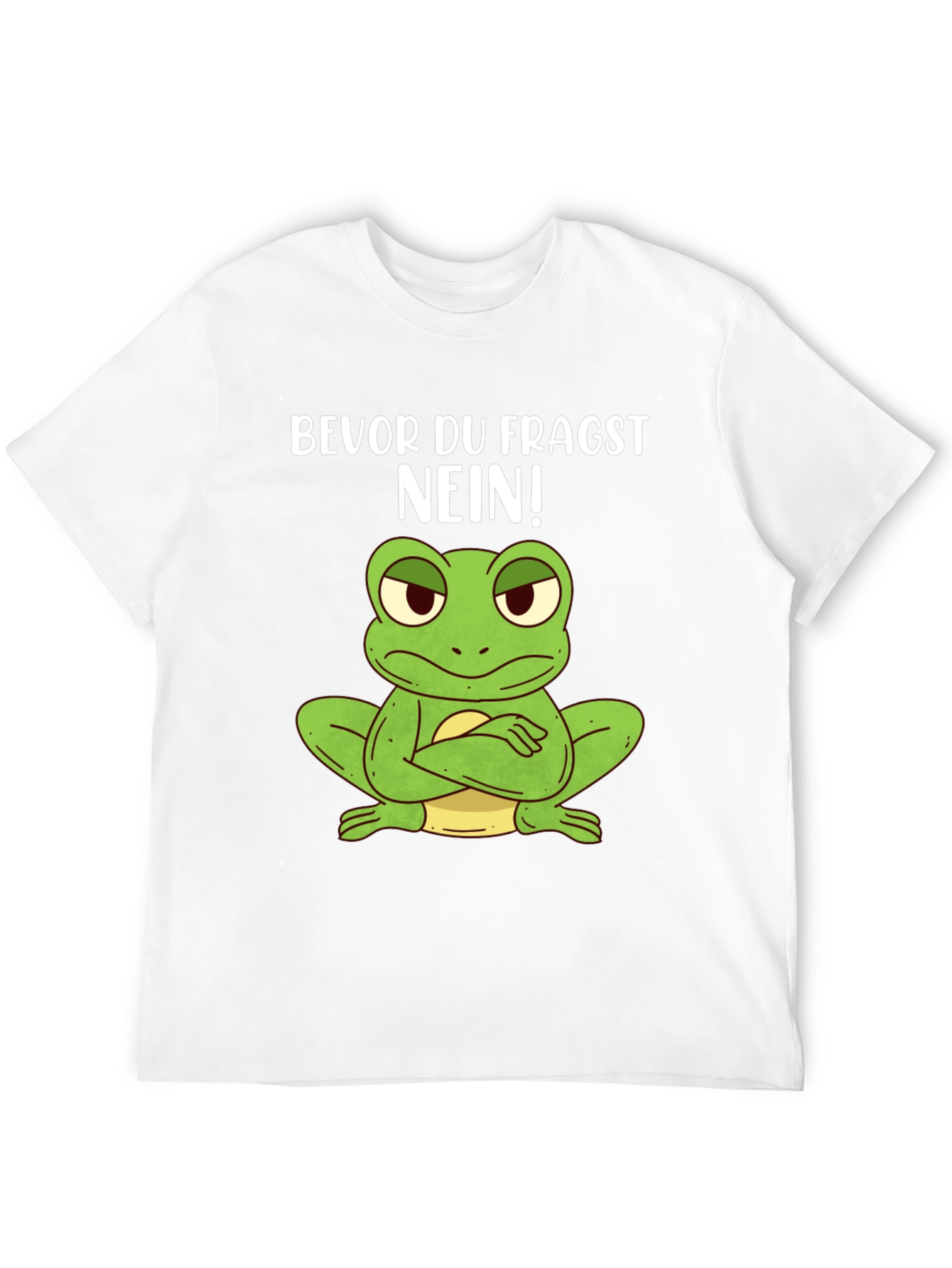Funny Frog T-Shirt - Bevor Du Fragst NEIN!