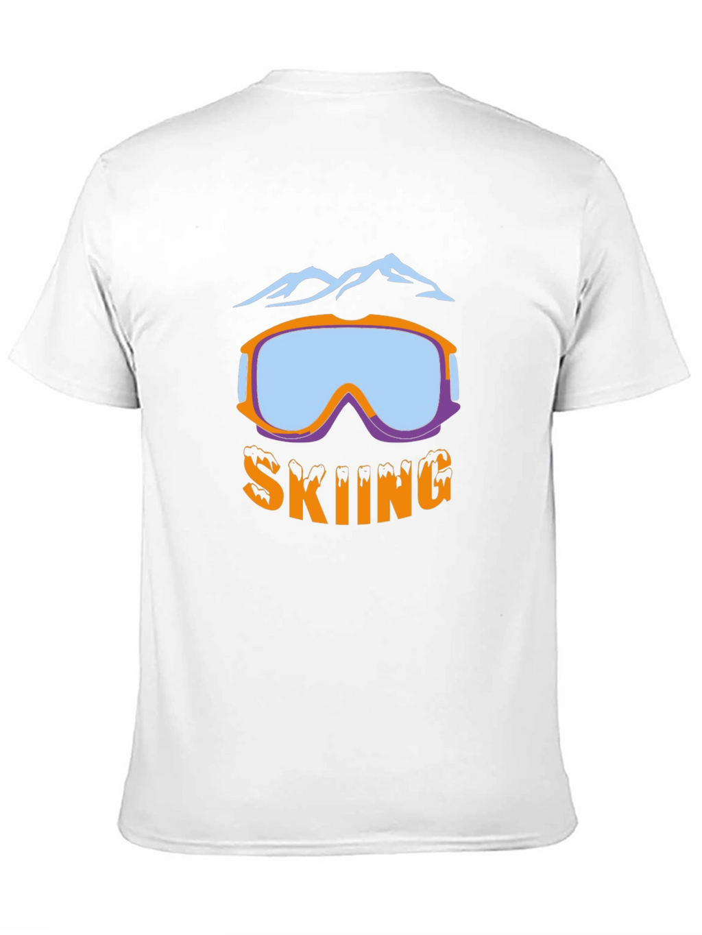 Skiing Graphic T-Shirt - Stylish Winter Sport Apparel