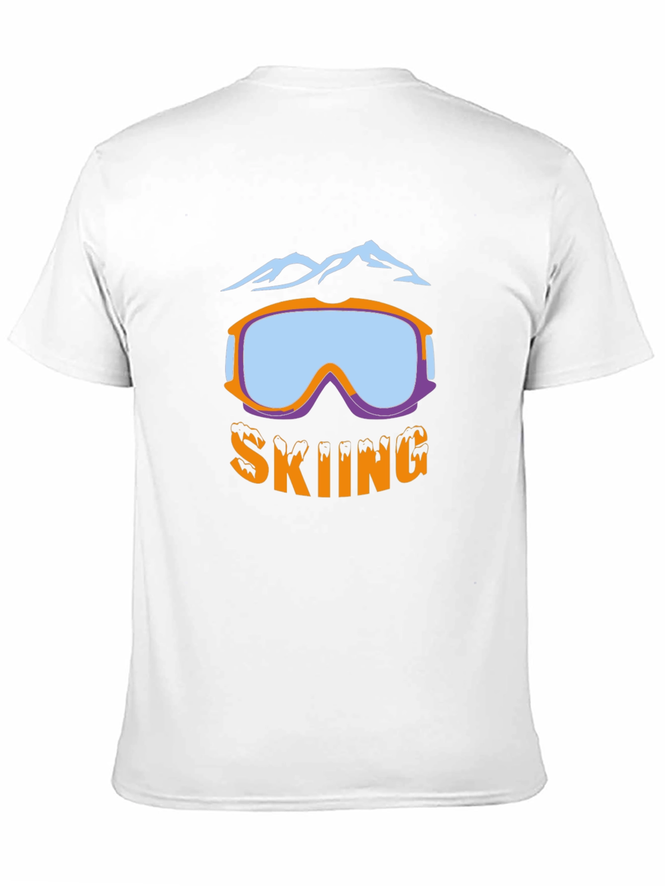 Skiing Graphic T-Shirt - Stylish Winter Sport Apparel