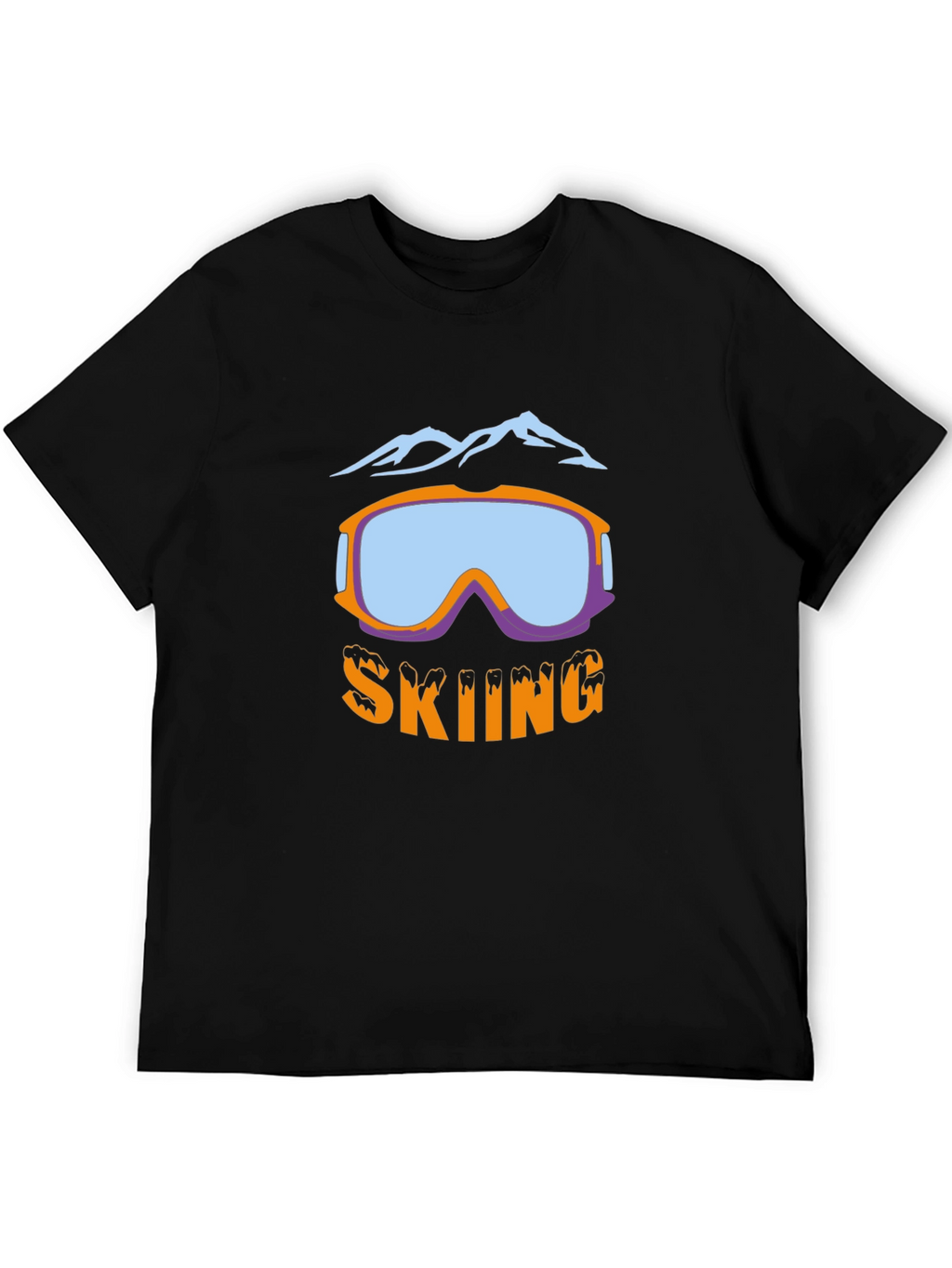 Skiing Graphic T-Shirt - Stylish Winter Sport Apparel