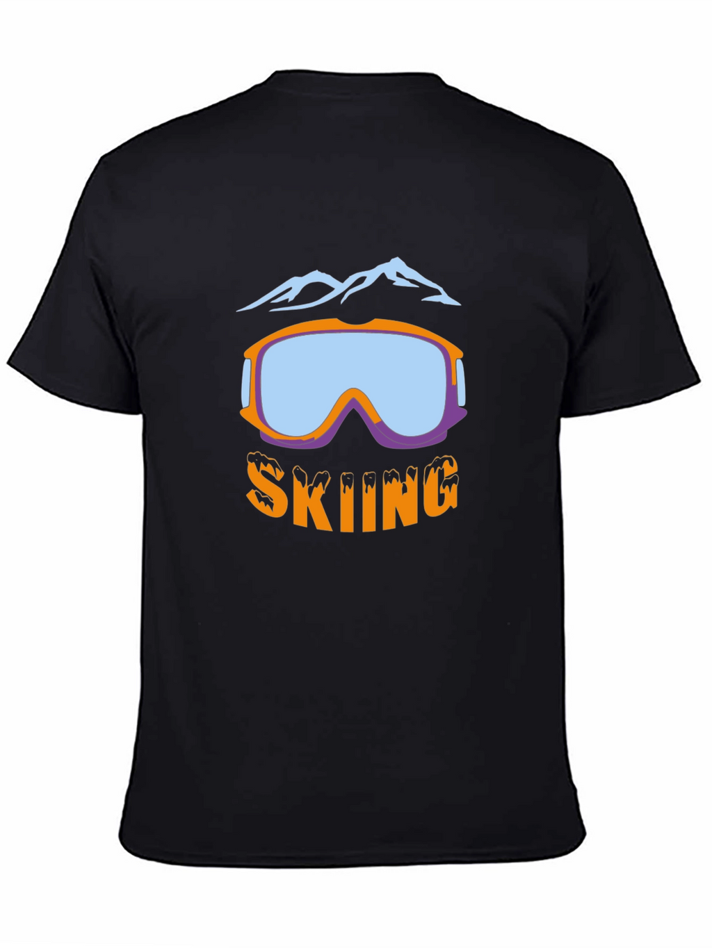 Skiing Graphic T-Shirt - Stylish Winter Sport Apparel