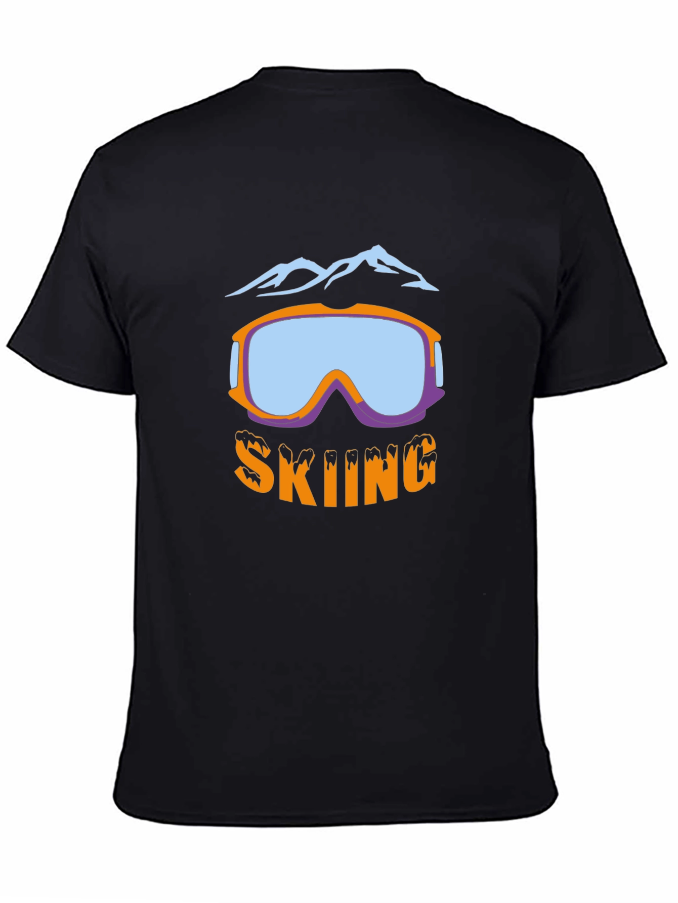 Skiing Graphic T-Shirt - Stylish Winter Sport Apparel