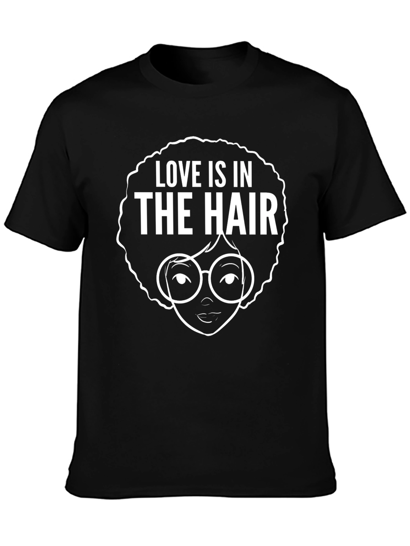 Love is in the Hair Graphic T-Shirt