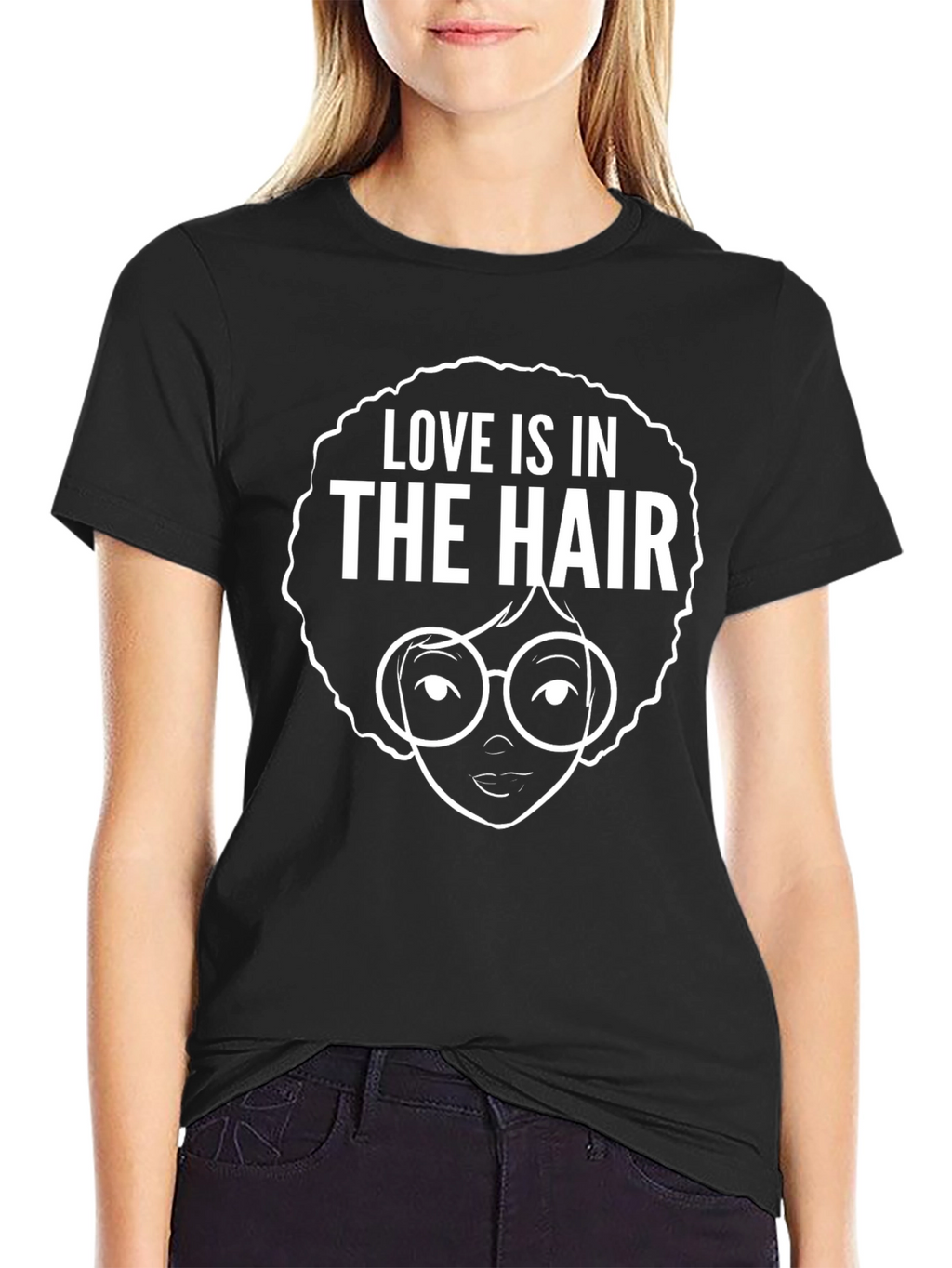 Love is in the Hair Graphic T-Shirt