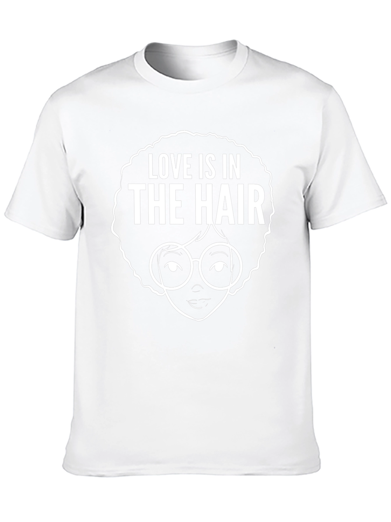 Love is in the Hair Graphic T-Shirt