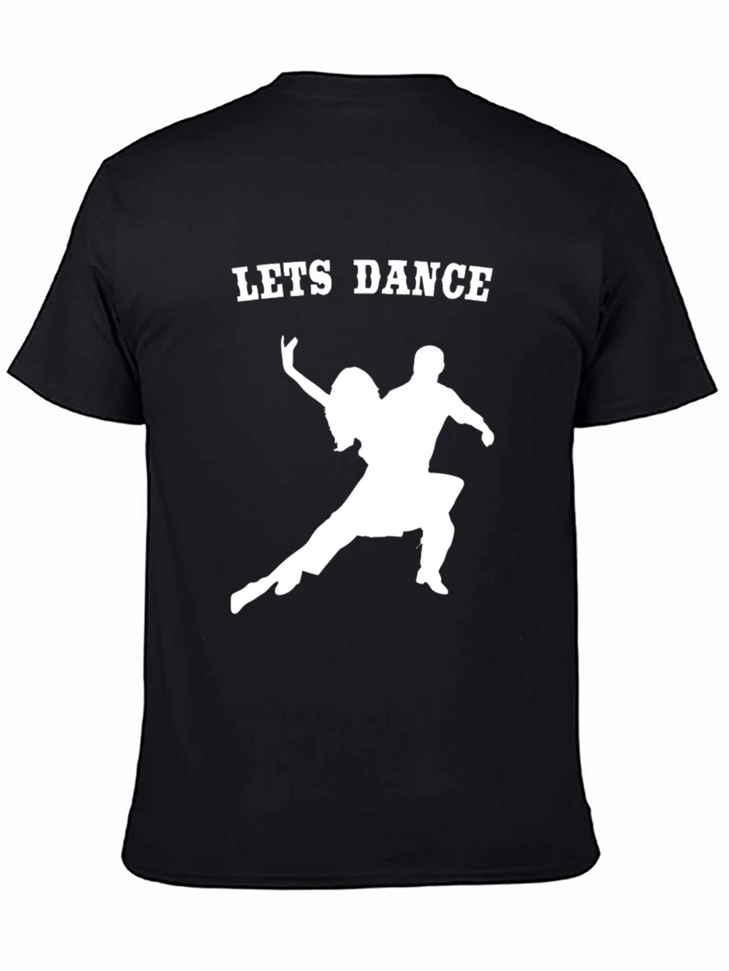 Lets Dance Graphic Tee - Black Cotton Shirt