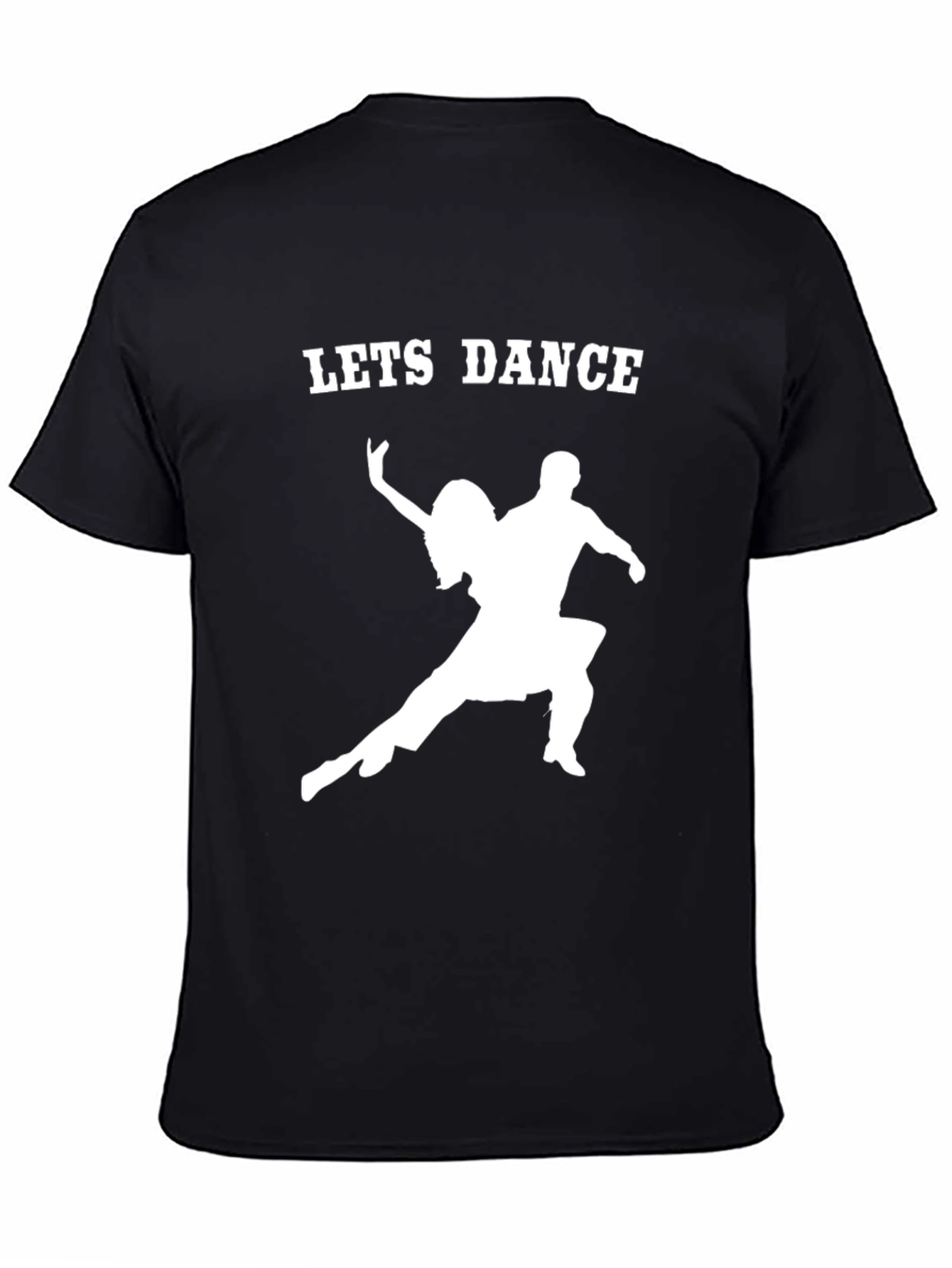 Lets Dance Graphic Tee - Black Cotton Shirt