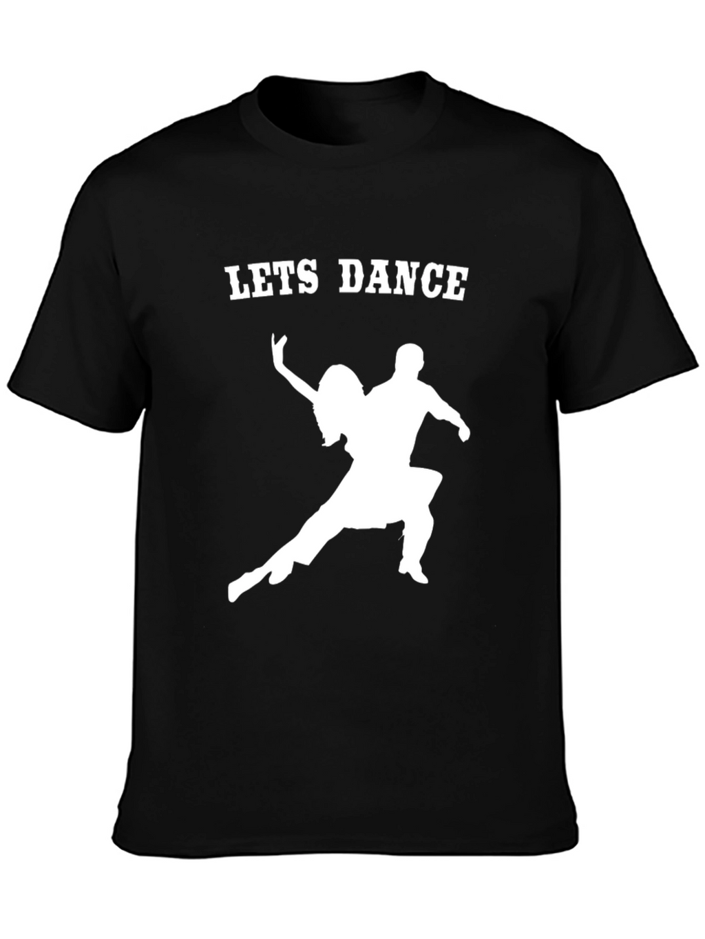 Lets Dance Graphic Tee - Black Cotton Shirt