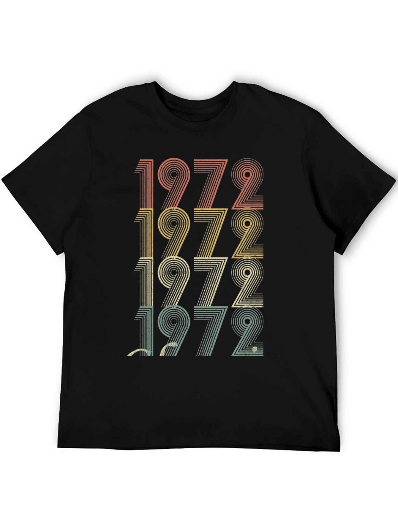 Vintage 1972 T-Shirt - Retro Birthday Tee