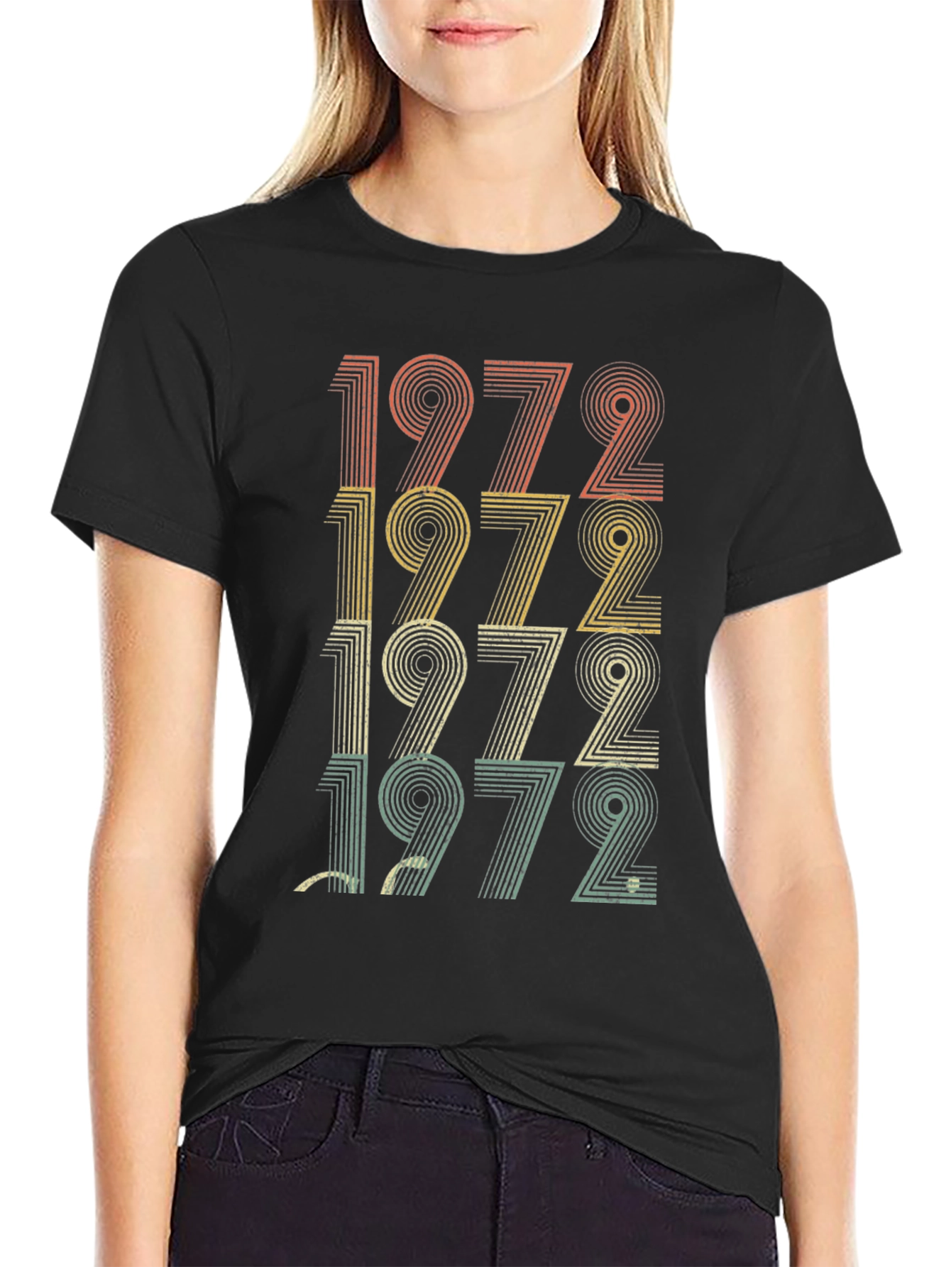 Vintage 1972 T-Shirt - Retro Birthday Tee